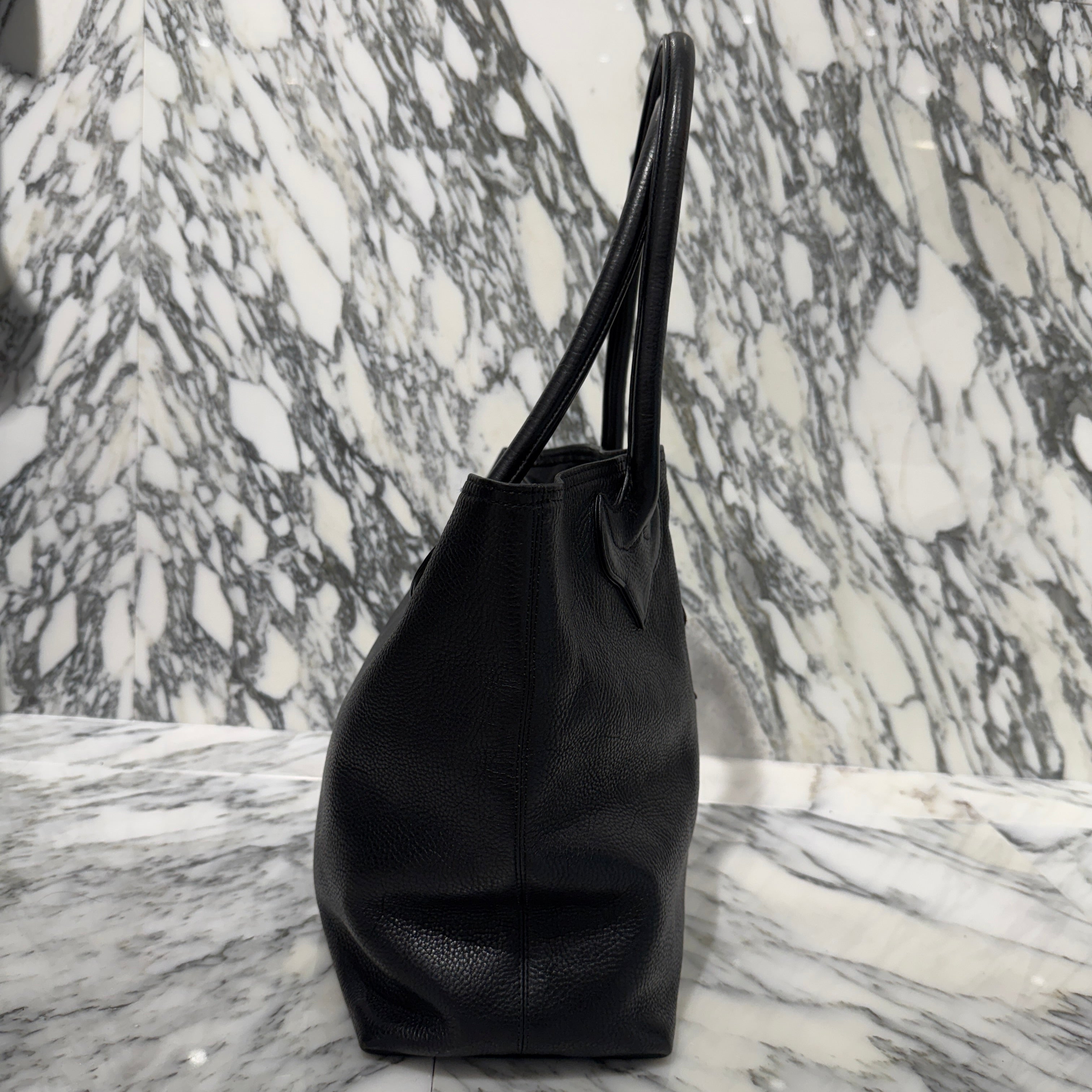 CHROME HEARTS 1 Cross Leather Patch FS Leather Tote Bag クロムハーツ 1クロス レザーパッチ FS レザートートバッグ