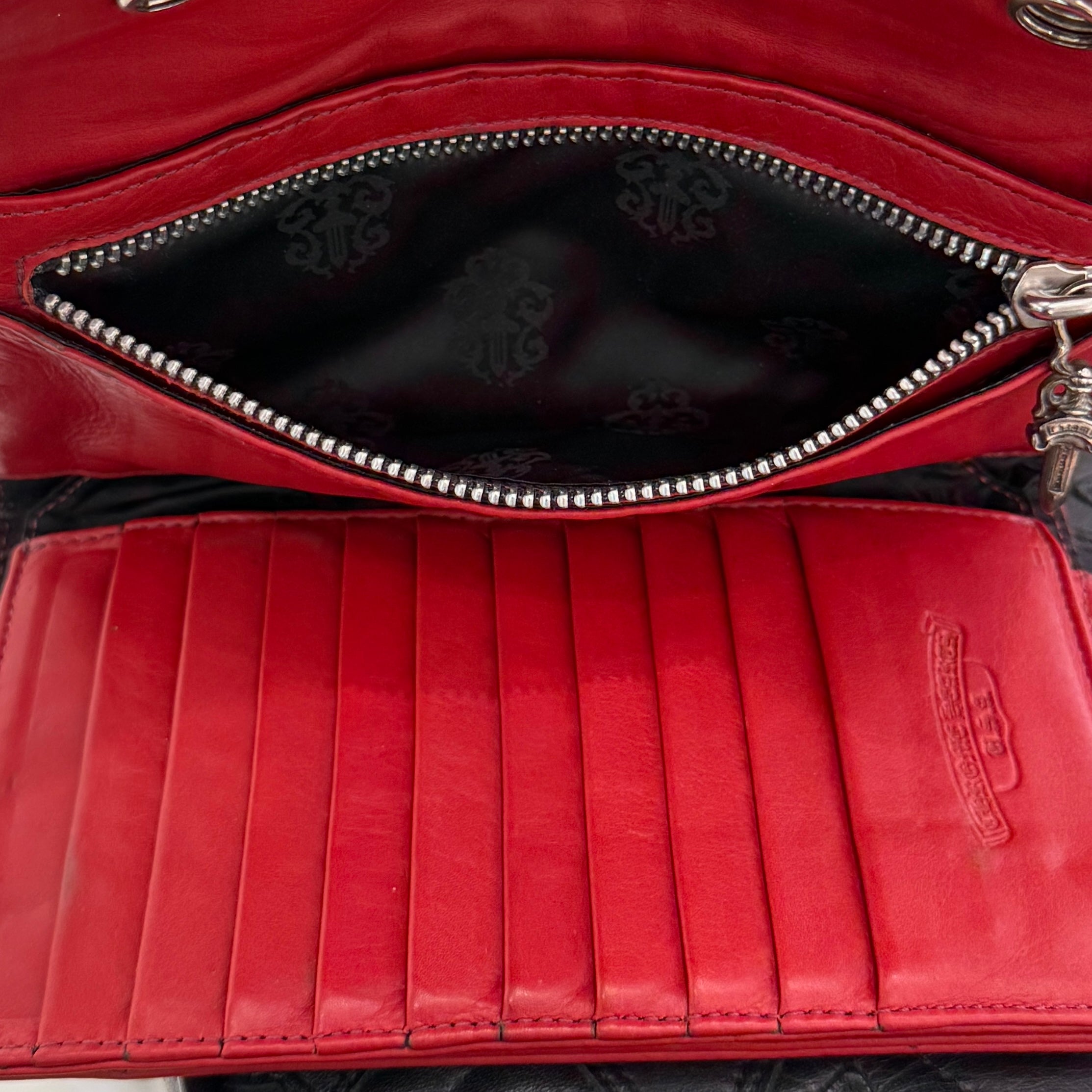 CHROME HEARTS Wave Cross Ball Wallet クロムハーツ ウェーブ クロス