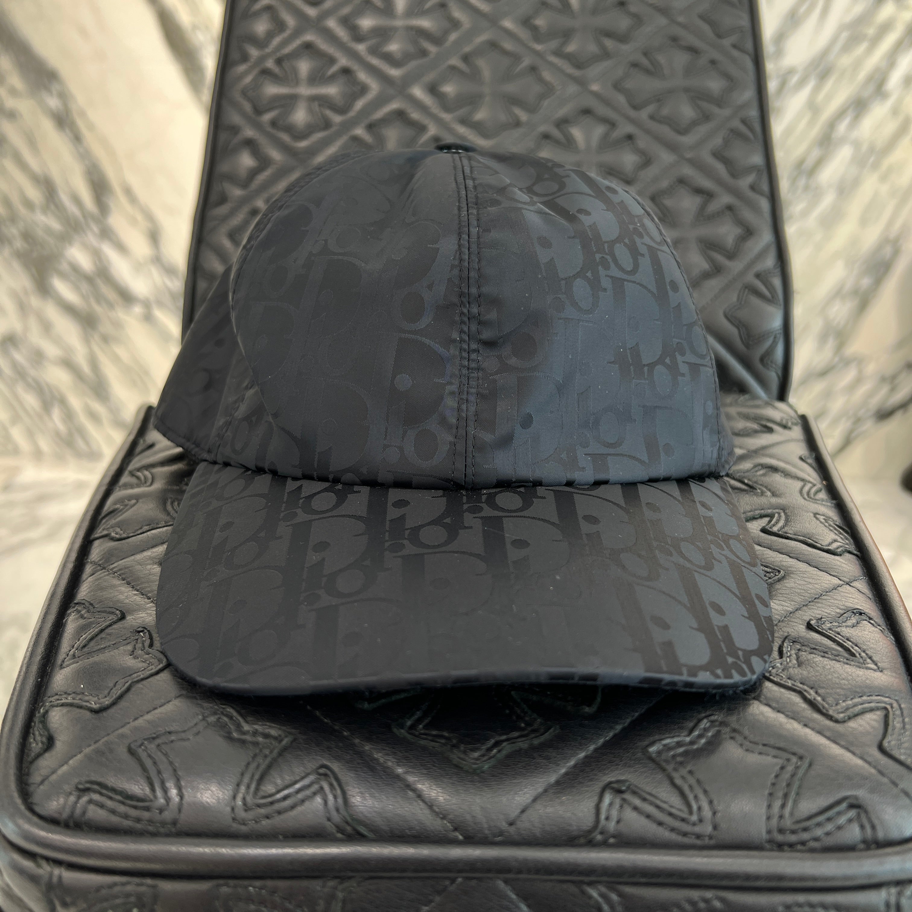 DIOR Oblique Nylon Baseball Cap 4SBM11HATB Size T4 ディオール オブリーク ナイロン ベースボールキャップ サイズT4