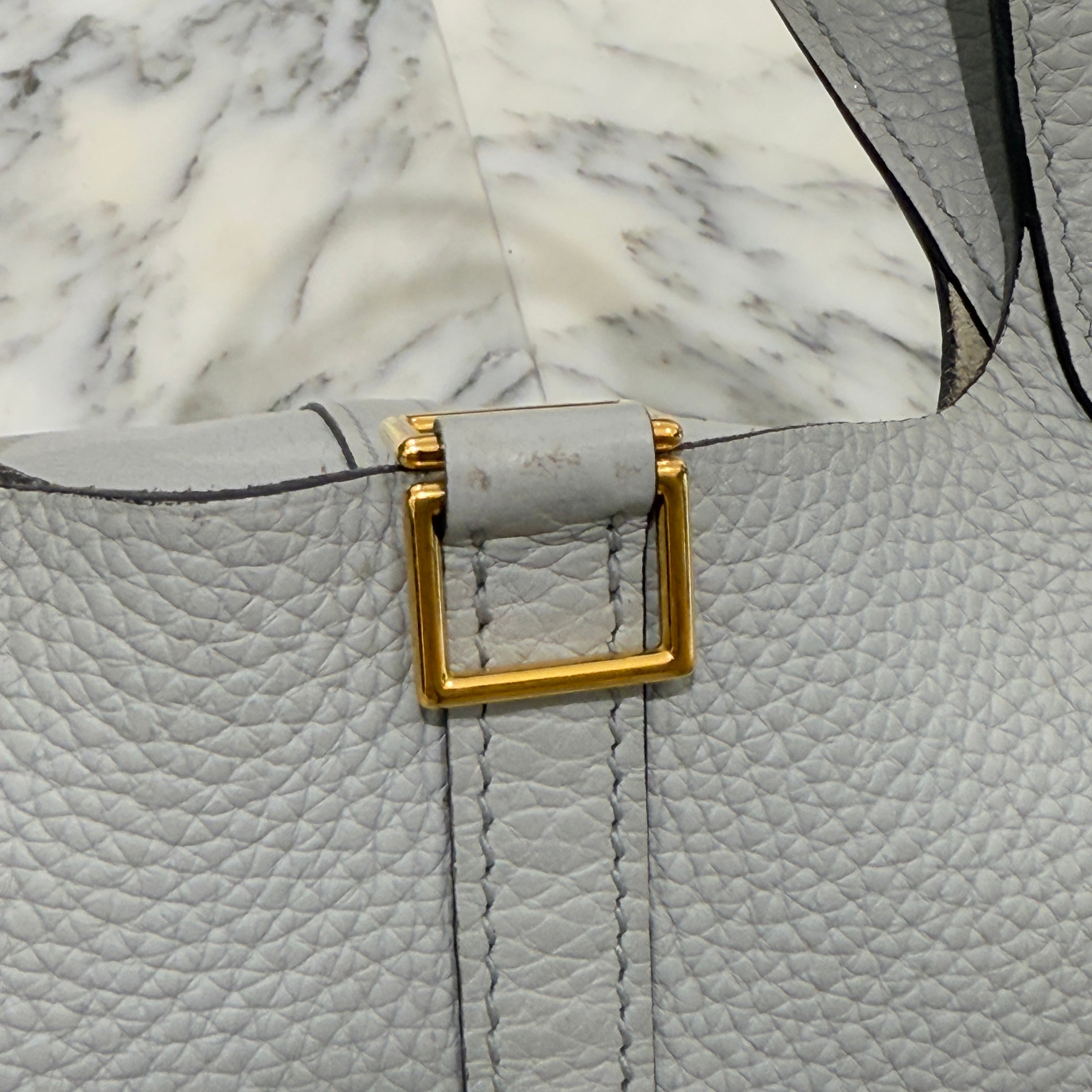 HERMES Picotin Lock PM "Gris Meyer" V刻印 エルメス ピコタンロック PM グリメイヤー ハンドバッグ V刻印