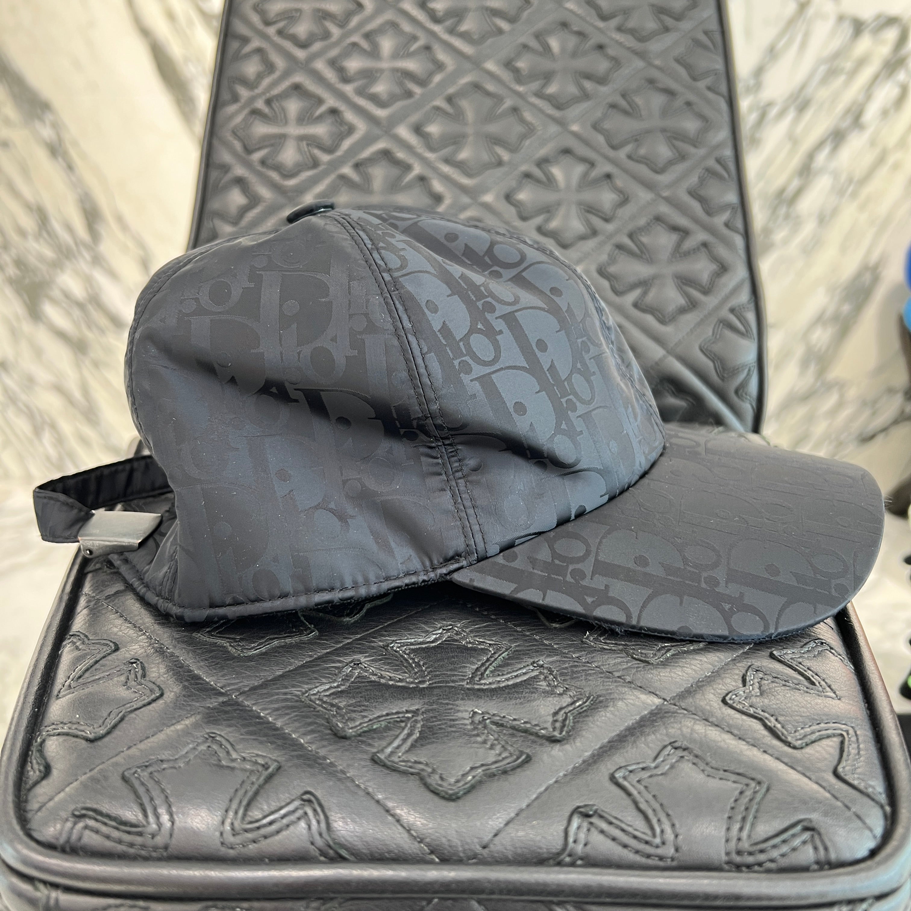 DIOR Oblique Nylon Baseball Cap 4SBM11HATB Size T4 ディオール オブリーク ナイロン ベースボールキャップ サイズT4