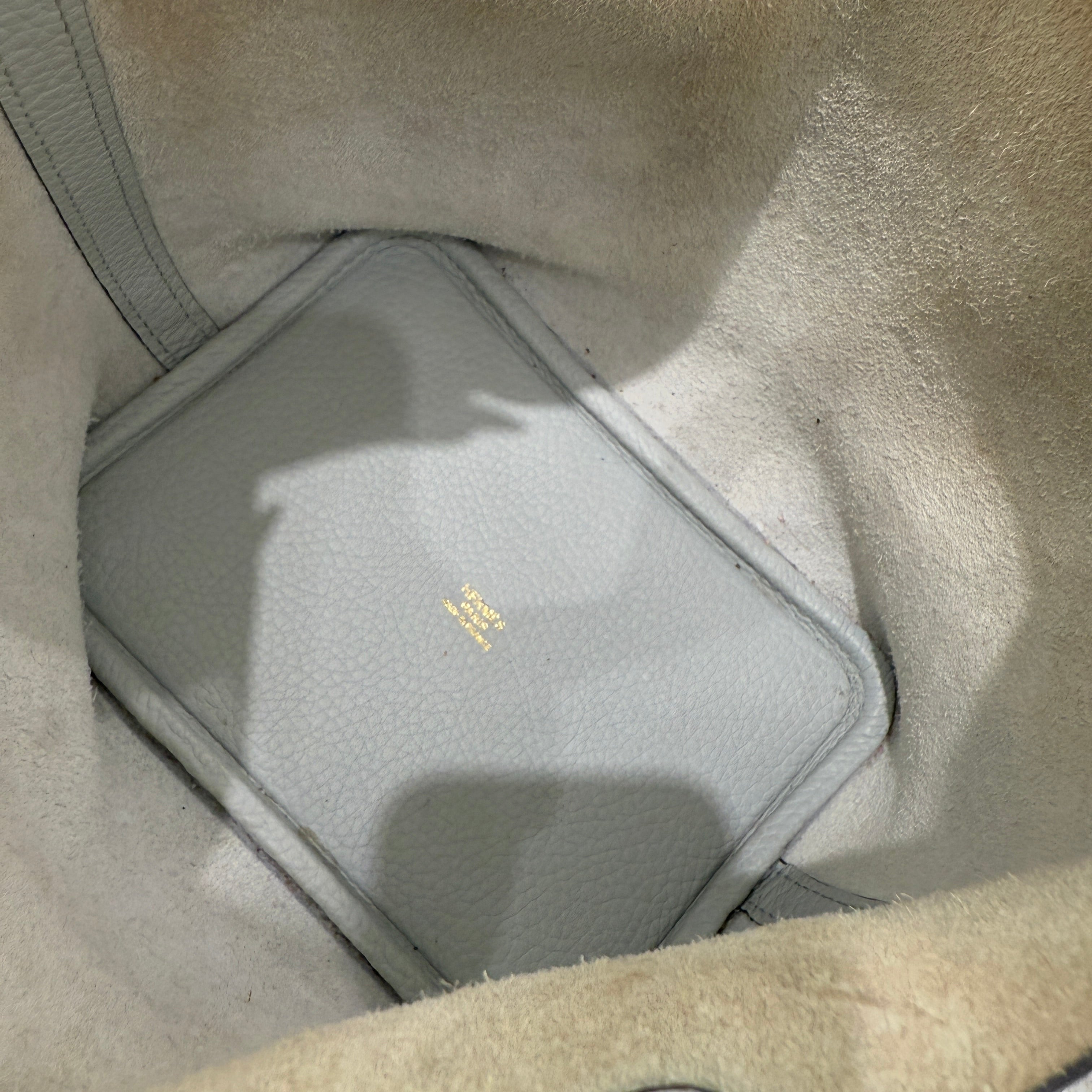 HERMES Picotin Lock PM "Gris Meyer" V刻印 エルメス ピコタンロック PM グリメイヤー ハンドバッグ V刻印