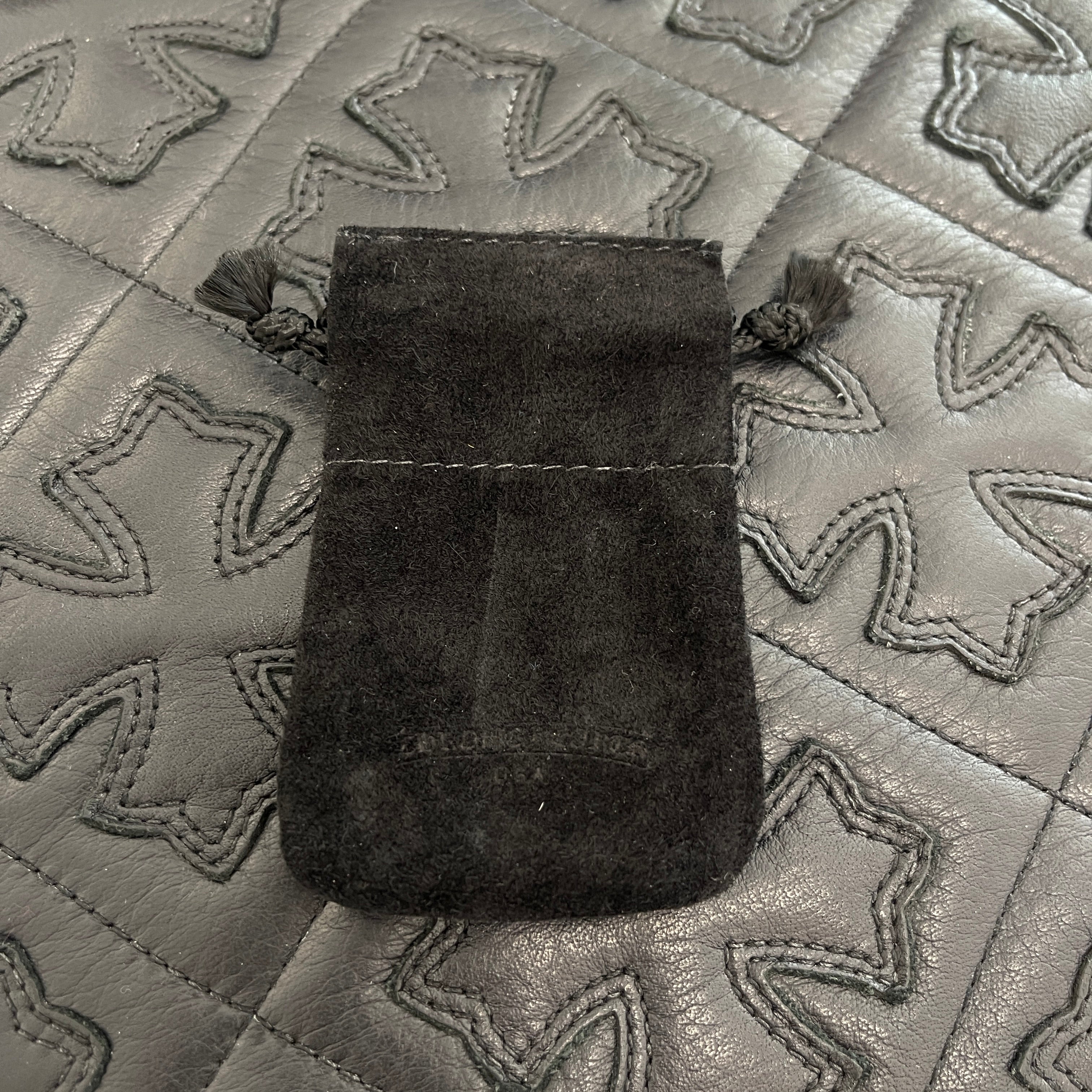 CHROME HEARTS Tiny Fat Cross Pave Black Diamond Pendant Top クロムハーツ タイニーファットクロス パヴェ ブラックダイヤモンド ペンダントトップ