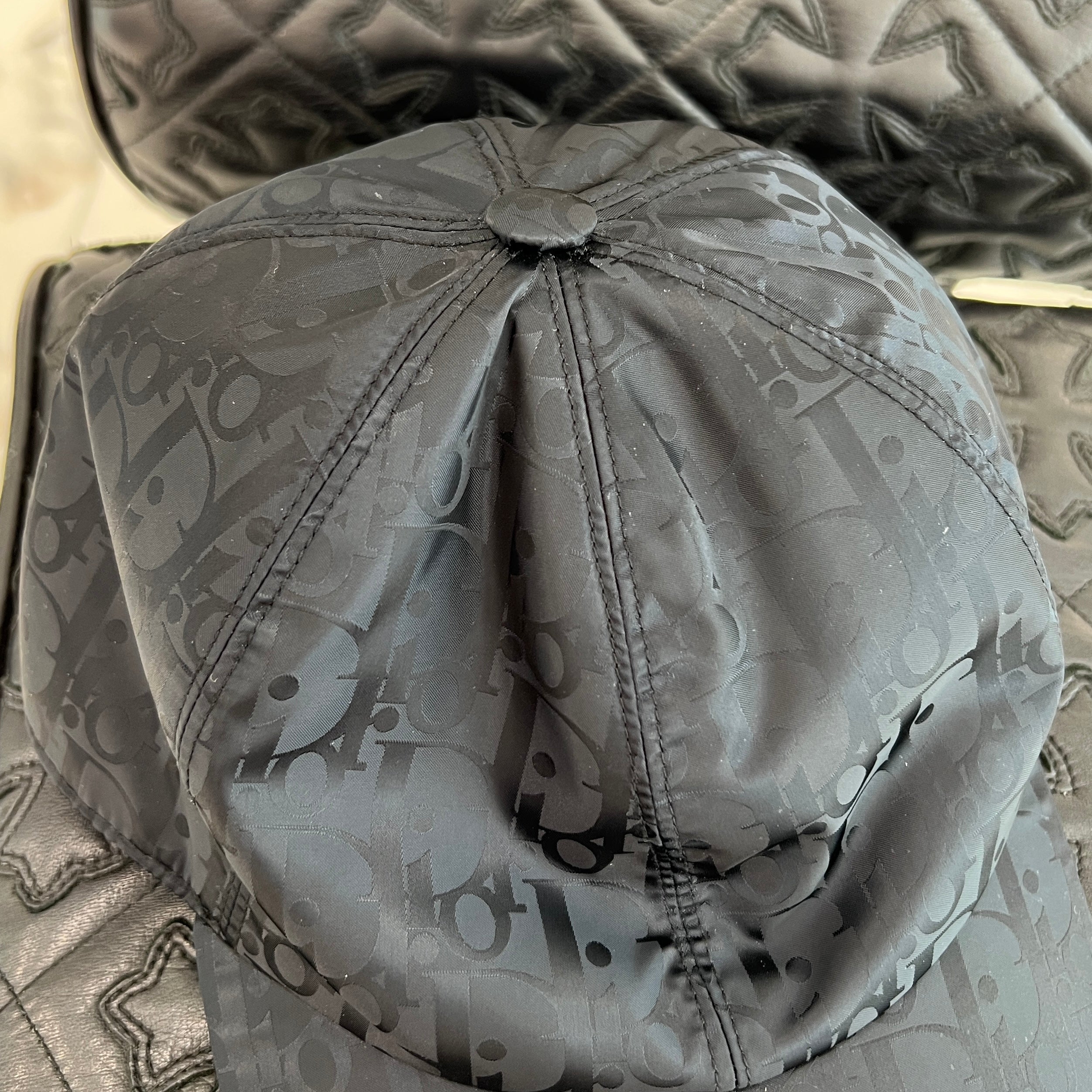 DIOR Oblique Nylon Baseball Cap 4SBM11HATB Size T4 ディオール オブリーク ナイロン ベースボールキャップ サイズT4