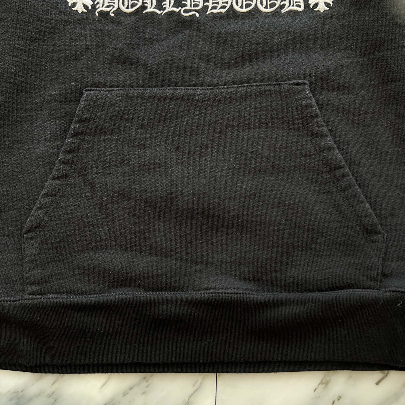 CHROME HEARTS King Taco Cemetery Cross Embroidery Pullover Hoodie Size L クロムハーツ キングタコ セメタリークロス 刺繍 プルオーバーフーディ サイズL