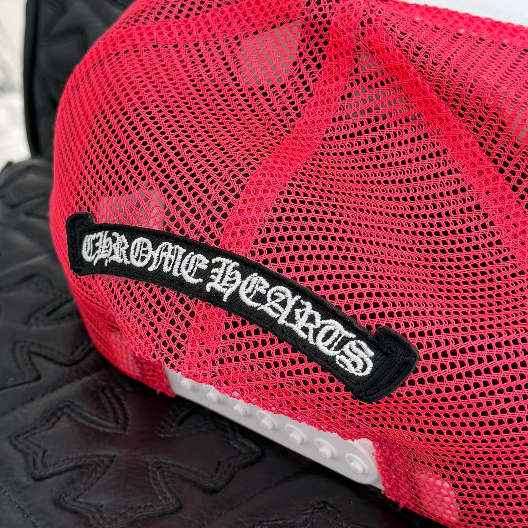 CHROME HEARTS Triple Cross Patch Trucker Cap ONE SIZE(53-60) クロムハーツ トリプルクロスパッチトラッカーキャップ サイズONE SIZE(53-60)