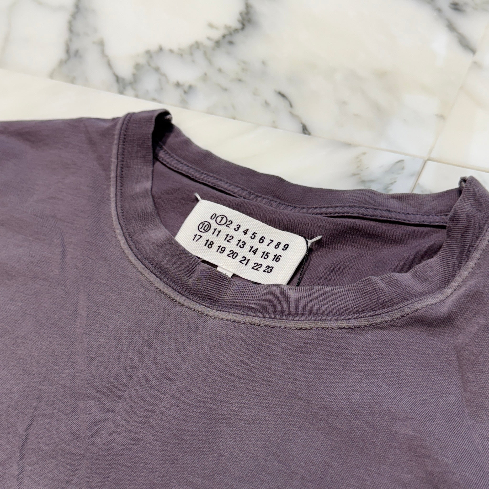 Maison Margiela 2024SS Reverse Logo Detail Crew Neck Tee S51GC0526 S20079 Size XL メゾンマルジェラ リバースロゴ ディテール クルーネック Tシャツ サイズXL