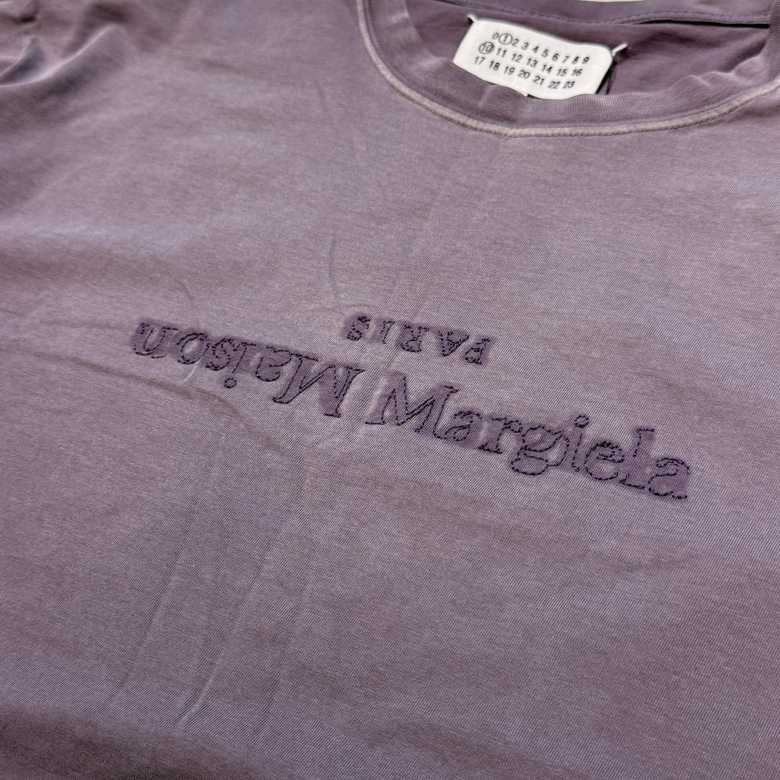 Maison Margiela 2024SS Reverse Logo Detail Crew Neck Tee S51GC0526 S20079 Size XL メゾンマルジェラ リバースロゴ ディテール クルーネック Tシャツ サイズXL