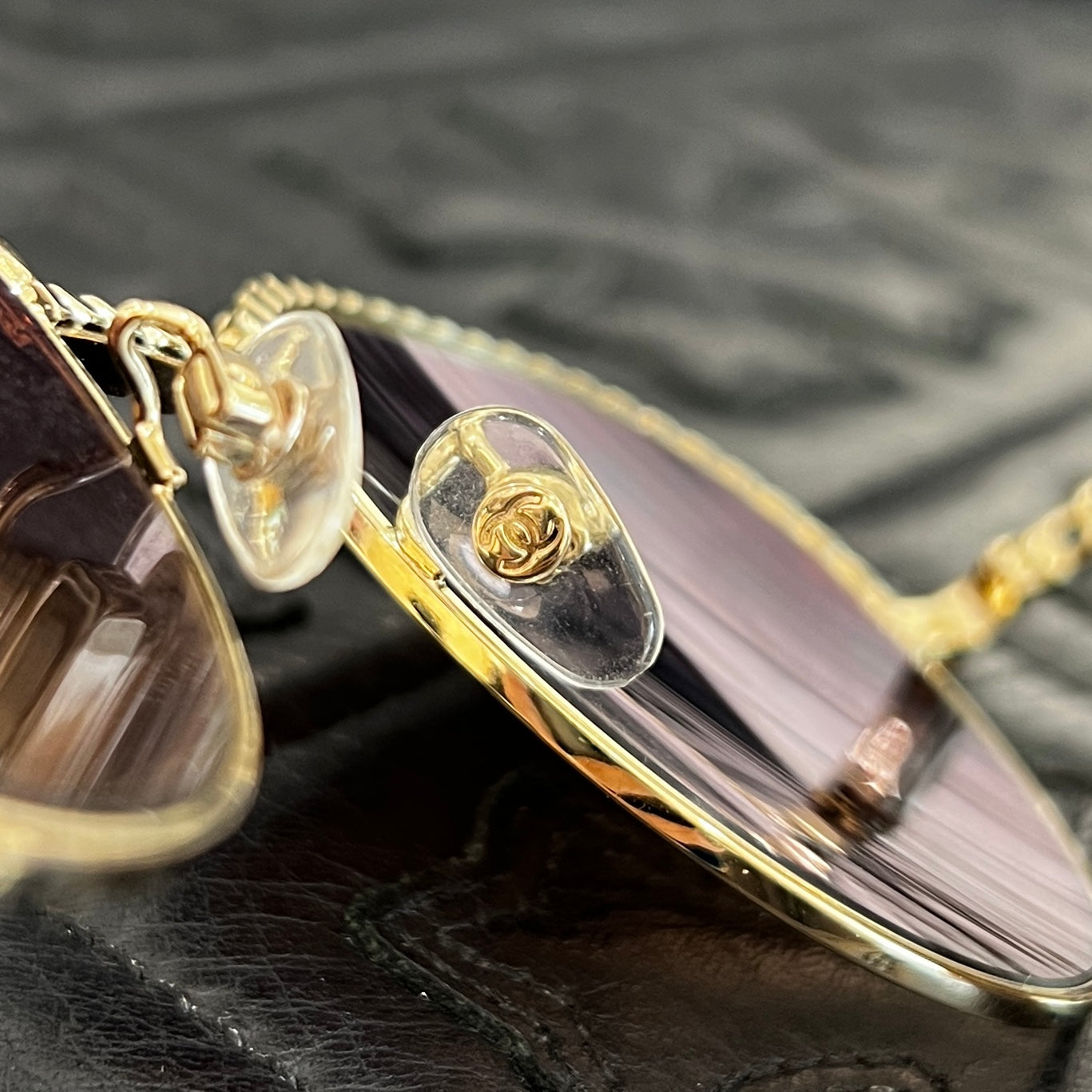 CHANEL 2019SS Chain Around Coco Chain Panto Shape Sunglasses 4242 C395-S5 Size 55□17 135 シャネル チェーンアラウンド ココチェーンパントシェイプ サングラス サイズ55□17 135