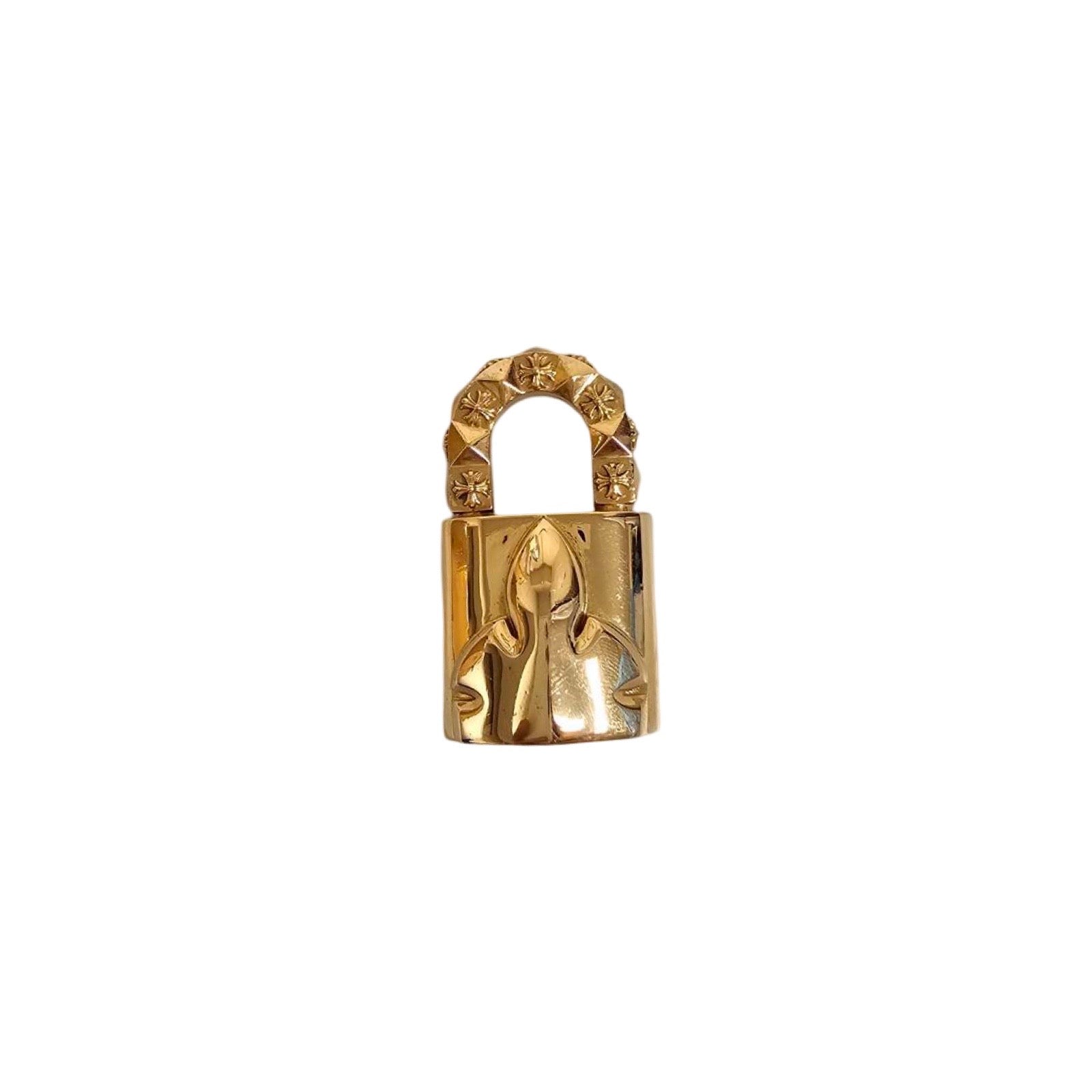 CHROME HEARTS CH Lock Spike Key Charm 22K