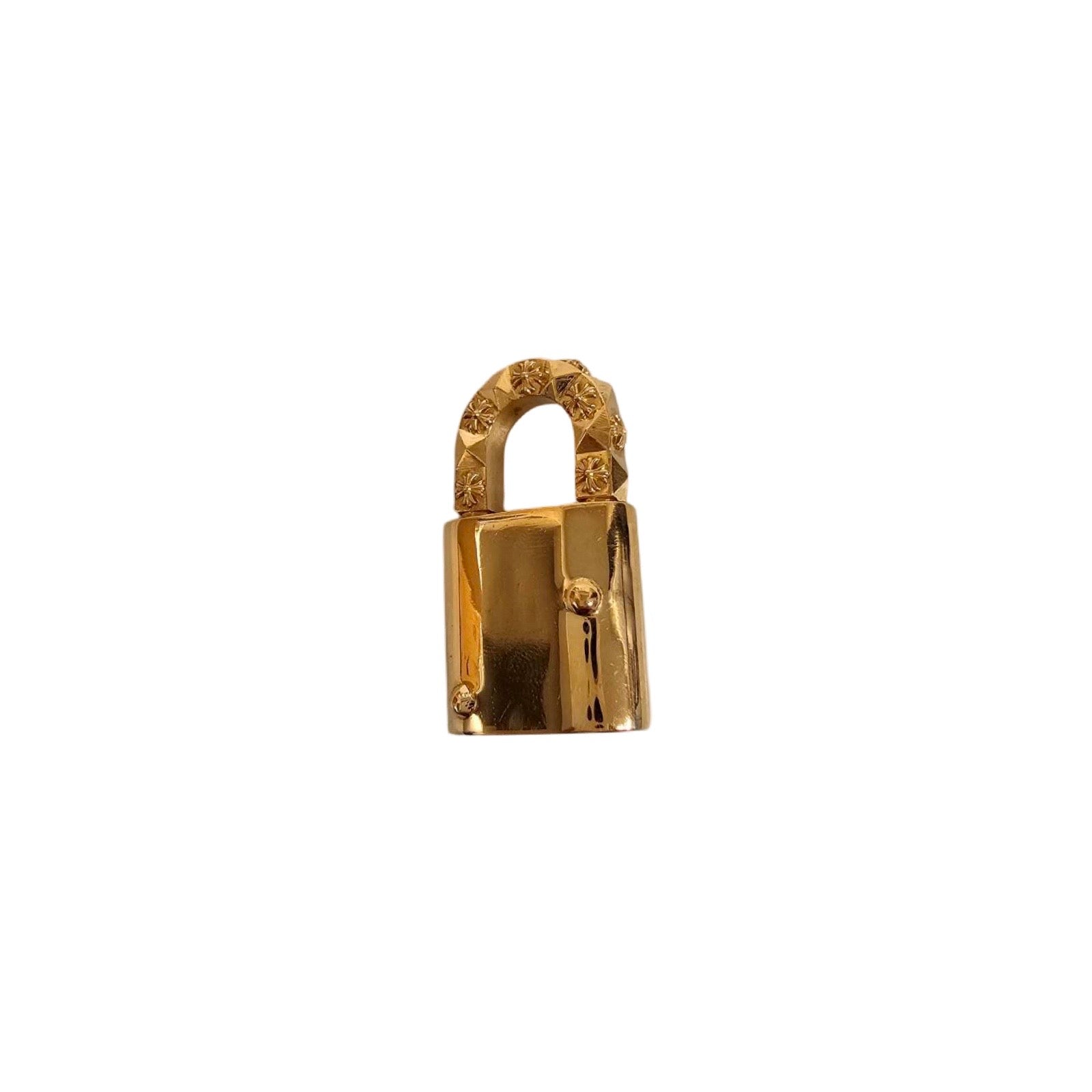 CHROME HEARTS CH Lock Spike Key Charm 22K