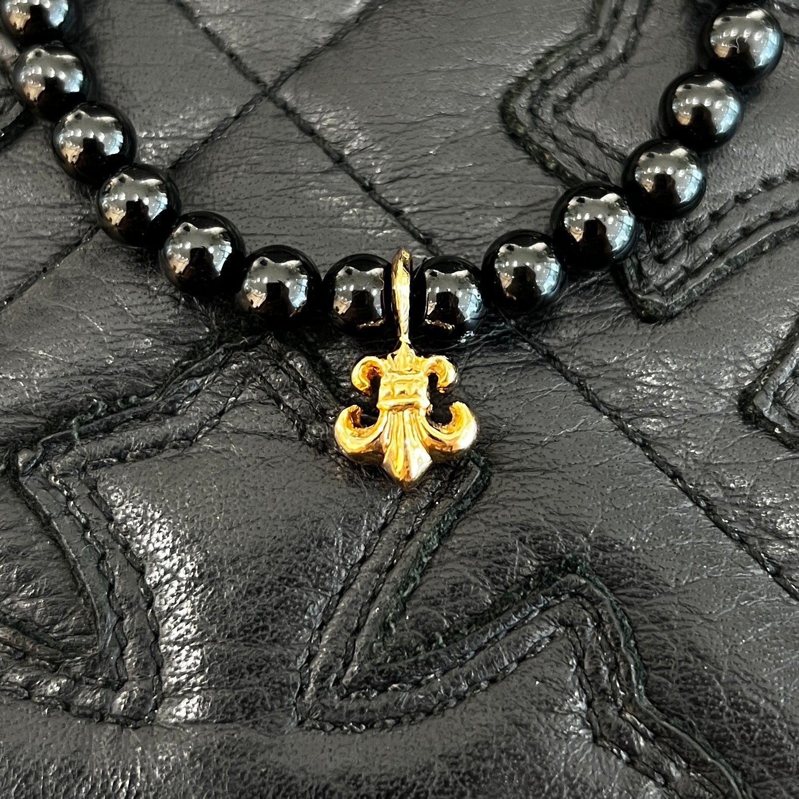 クロムハーツ　BSフレア クロムハーツBSフレアペンダントwithベイル＆NEチェーン18インチ