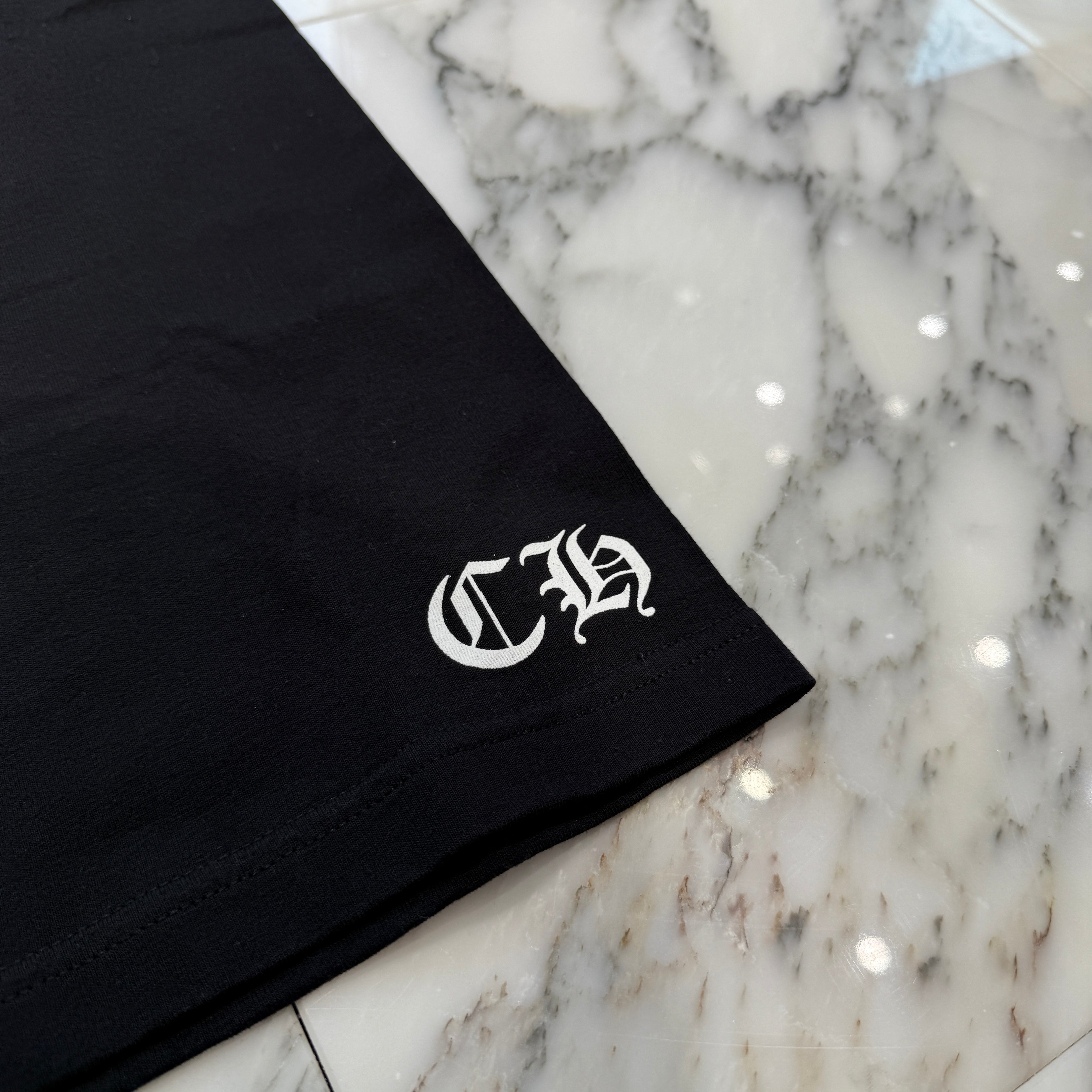 CHROME HEARTS Vertical Logo Side Star Tee Size S クロムハーツ ヴァーティカルロゴ サイドスター Tシャツ サイズS