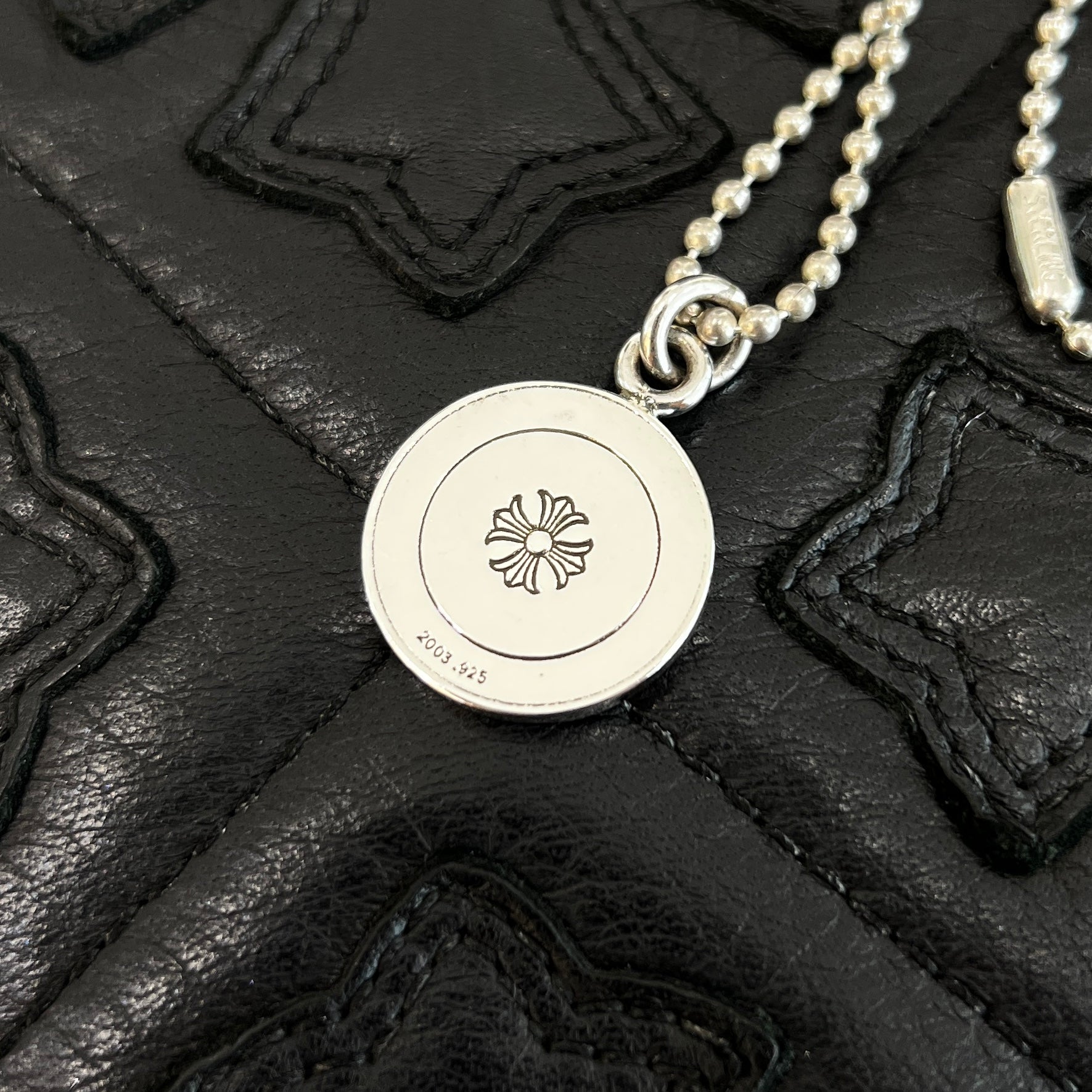 CHROME HEARTS Angel Medal Charm V2 Neckless Size 29inch クロムハーツ エンジェルメダルチャーム V2 ネックレス サイズ29インチ