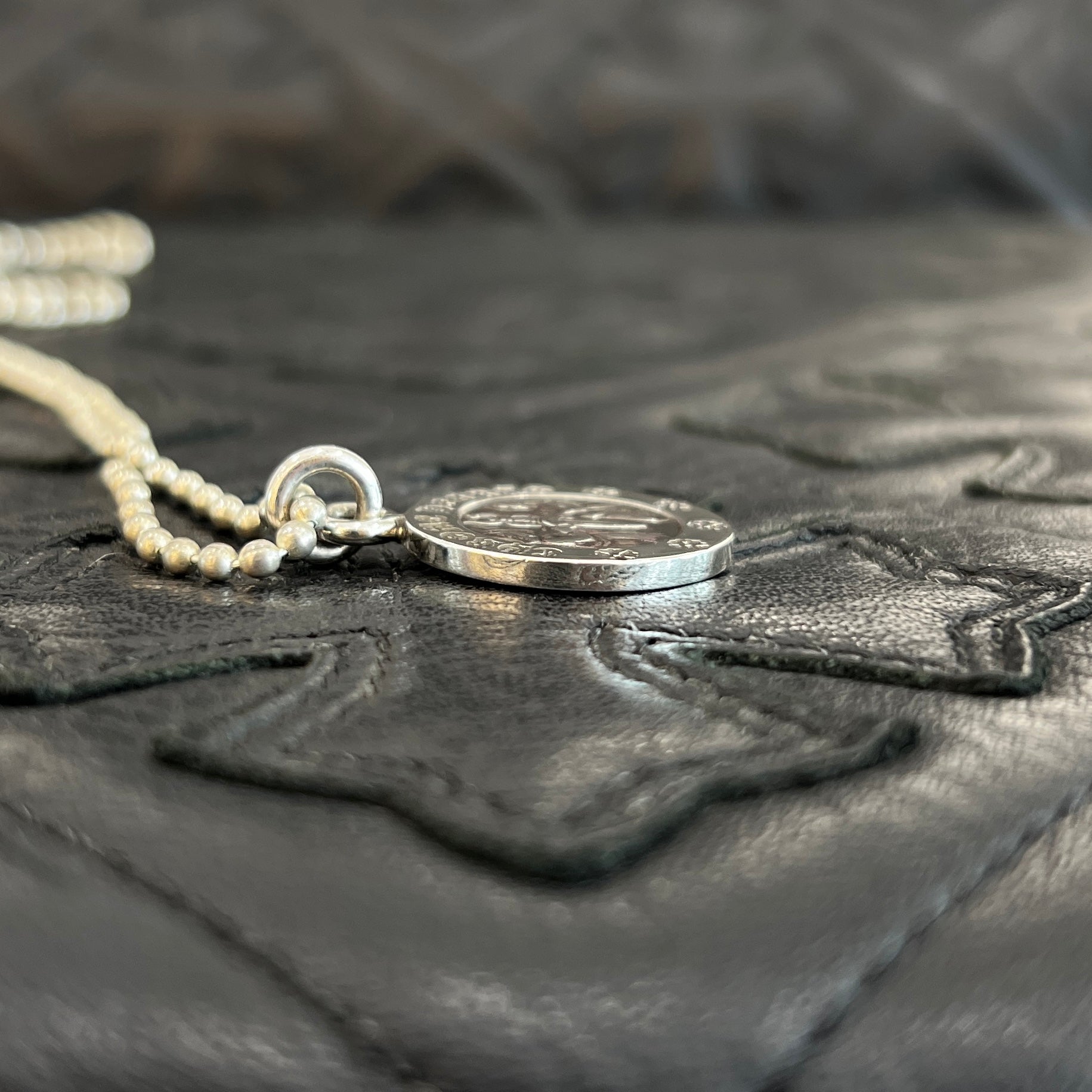 CHROME HEARTS Angel Medal Charm V2 Neckless Size 29inch クロムハーツ エンジェルメダルチャーム V2 ネックレス サイズ29インチ