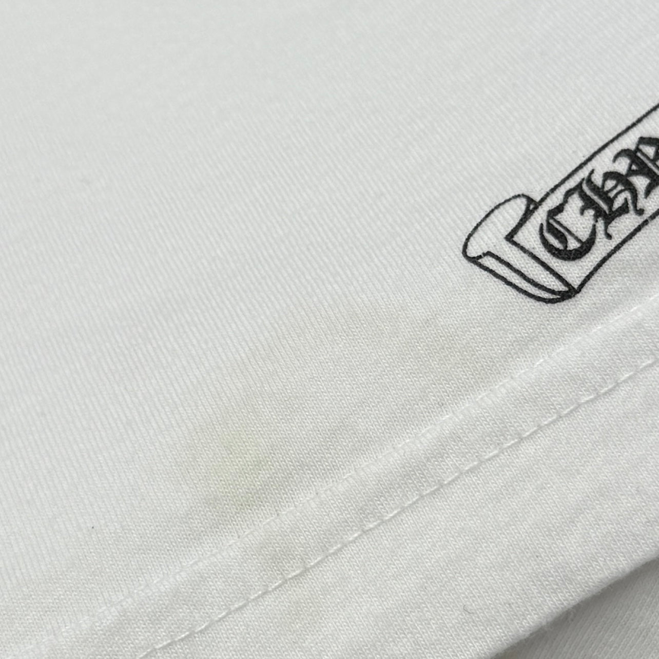 CHROME HEARTS Neck Logo Tee Size L クロムハーツ ネックロゴ Tシャツ サイズL