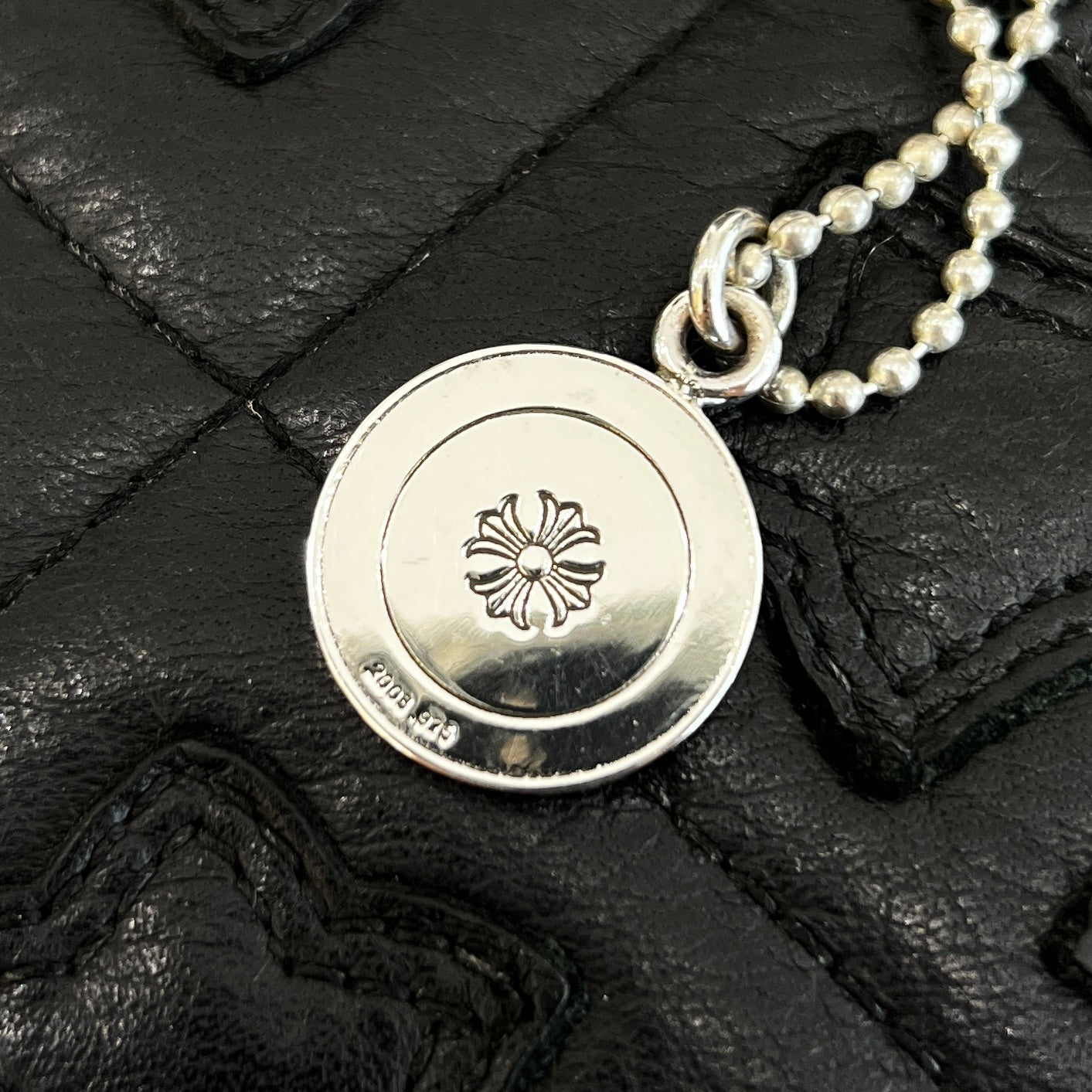 CHROME HEARTS Angel Medal Charm V2 Neckless Size 29inch クロムハーツ エンジェルメダルチャーム V2 ネックレス サイズ29インチ