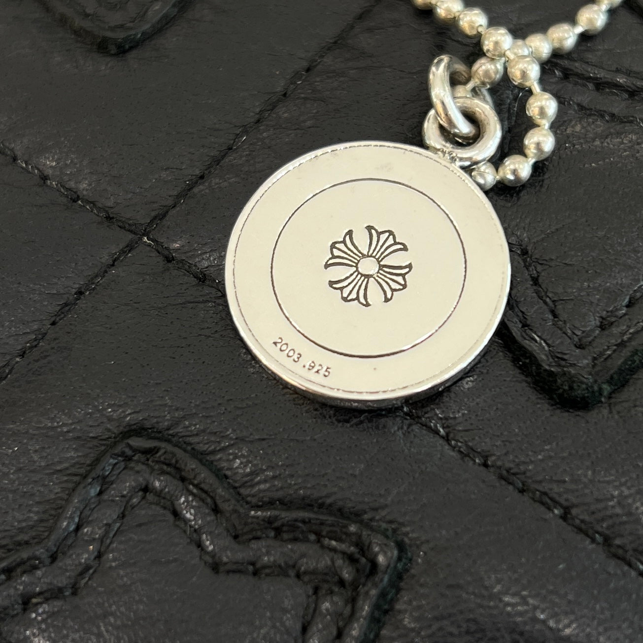 CHROME HEARTS Angel Medal Charm V2 Neckless Size 29inch クロムハーツ エンジェルメダルチャーム V2 ネックレス サイズ29インチ