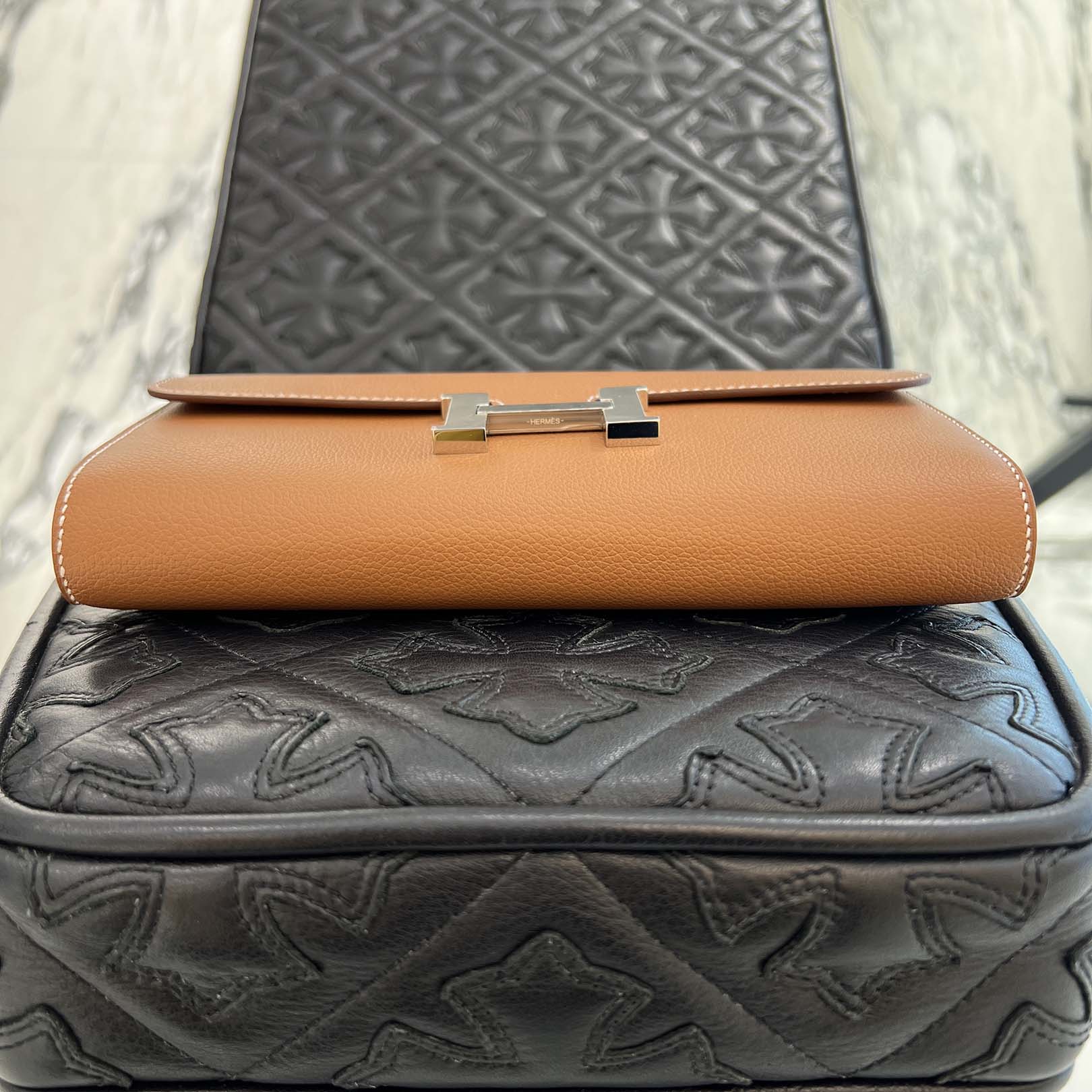 HERMES Constance To Go "GOLD" Leather Long Wallet K刻印 エルメス コンスタンス トゥ ゴー "ゴールド" レザーロングウォレット K刻印