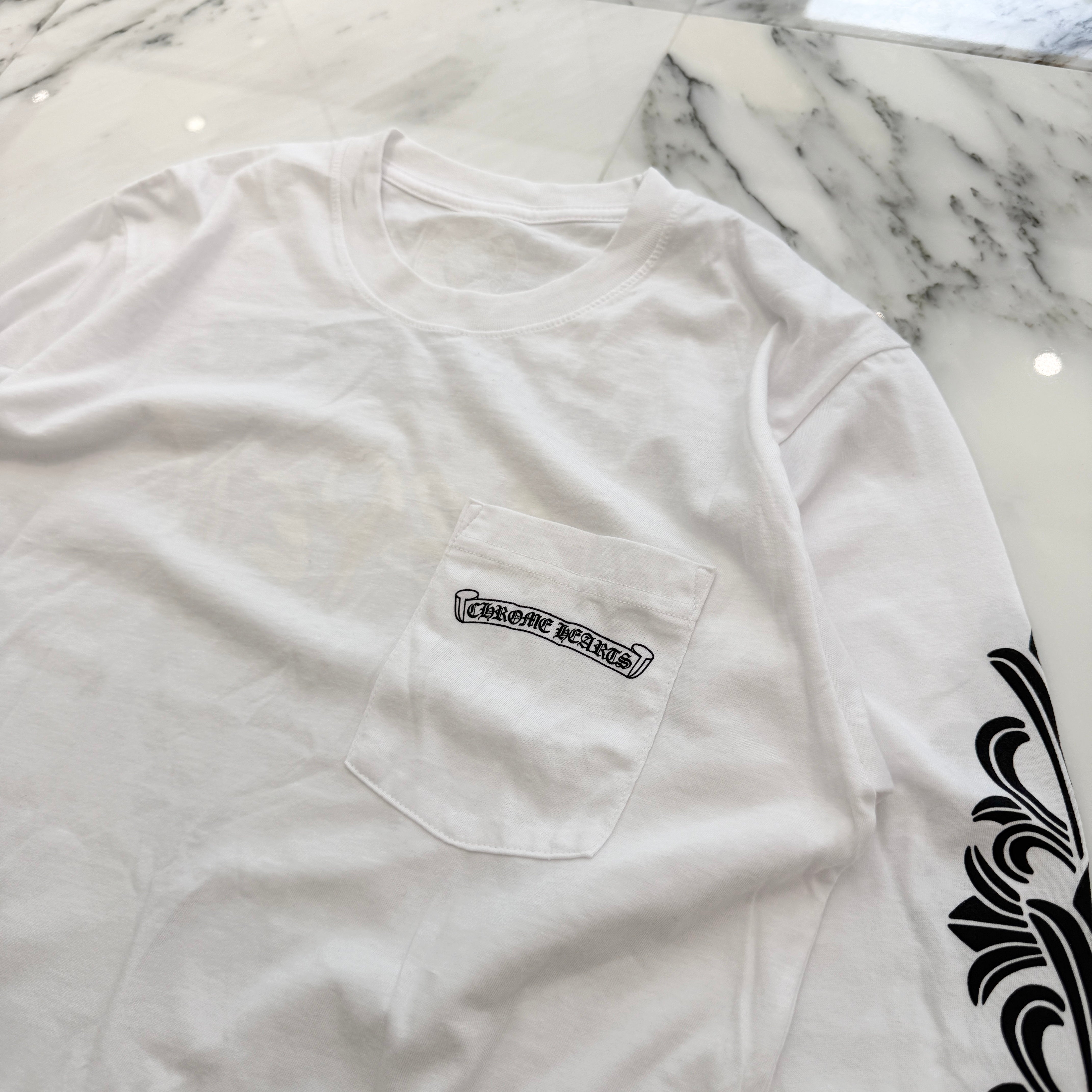 CHROME HEARTS × MATTY BOY ASPEN Limited Floral Cross Long Sleeve Tee Size M クロムハーツ × マッティボーイ アスペン限定 フローラルクロス ロングスリーブTシャツ サイズM