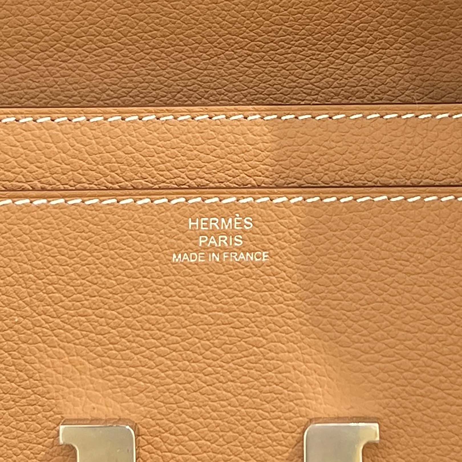 HERMES Constance To Go "GOLD" Leather Long Wallet K刻印 エルメス コンスタンス トゥ ゴー "ゴールド" レザーロングウォレット K刻印