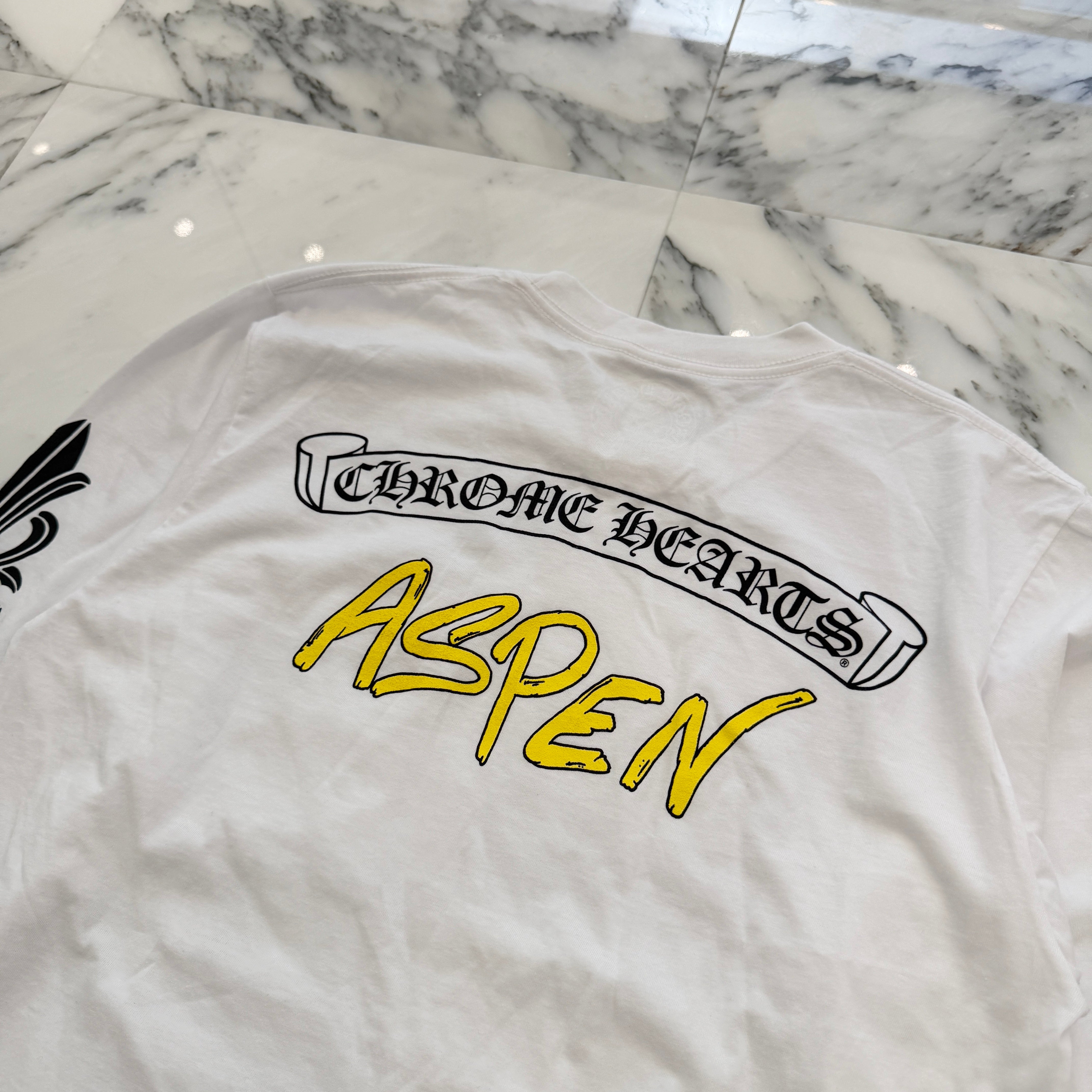 CHROME HEARTS × MATTY BOY ASPEN Limited Floral Cross Long Sleeve Tee Size M クロムハーツ × マッティボーイ アスペン限定 フローラルクロス ロングスリーブTシャツ サイズM