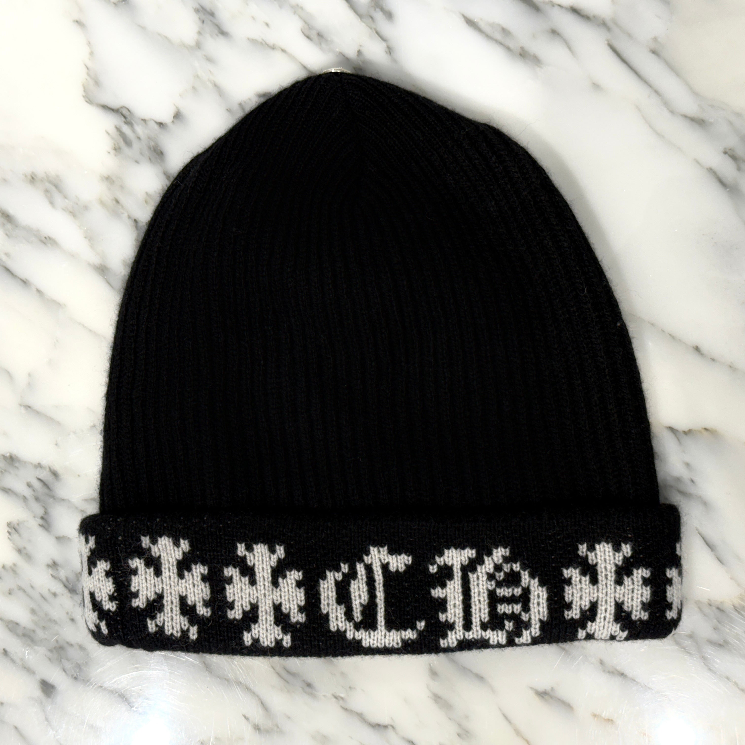 CHROME HEARTS BIG DADDY Cashmere Knit Beanie Size ONE SIZE（53-60）クロムハーツ ビッグダディ カシミヤ ニットビーニー ニット帽  サイズ ONE SIZE（53-60）
