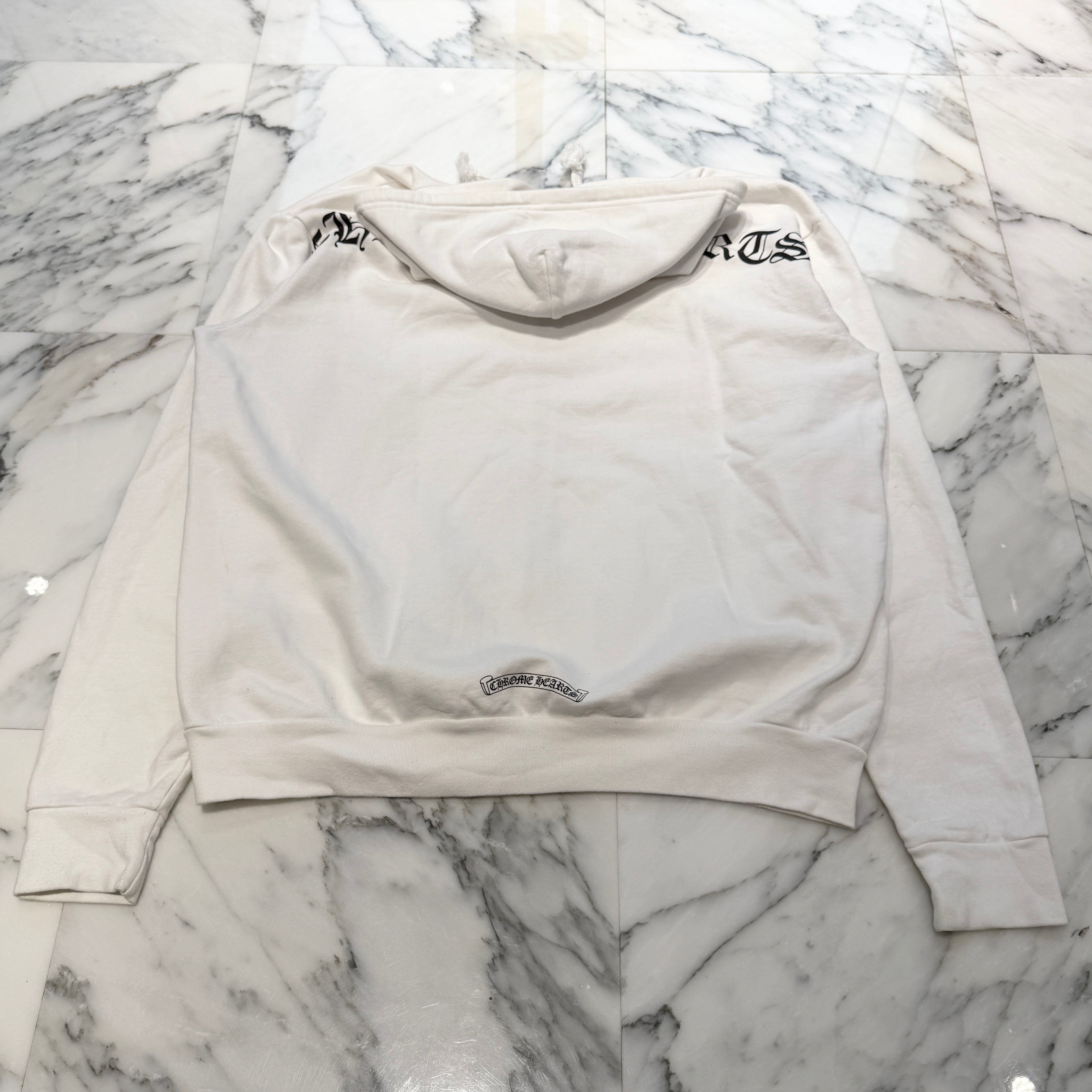 CHROME HEARTS Back Arch USA Logo Zip Up Hoodie Size L クロムハーツ バックアーチ USAロゴ ジップアップフーディー サイズL