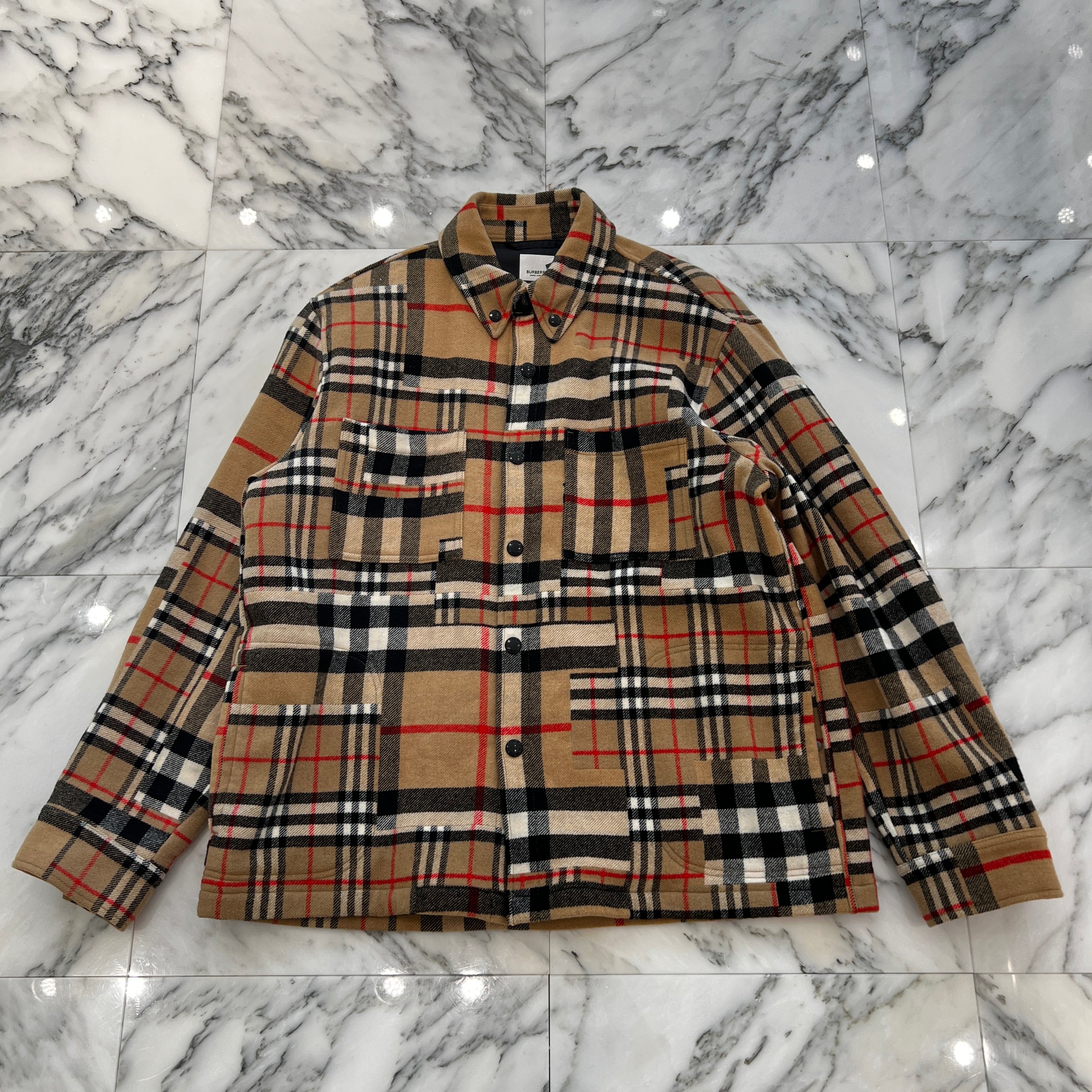 BURBERRY London England Vintage Check Wool Jacket 8044216 Size XL バーバリー ロンドンイングランド ヴィンテージチェックウールジャケット サイズXL