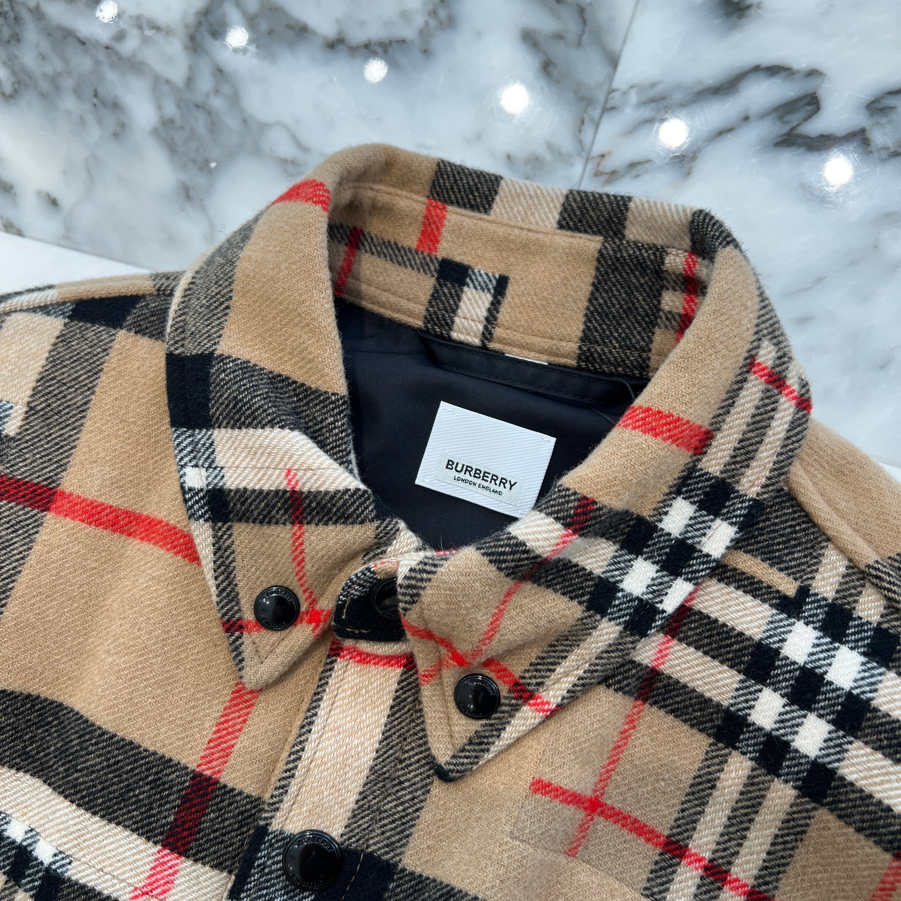 BURBERRY London England Vintage Check Wool Jacket 8044216 Size XL バーバリー ロンドンイングランド ヴィンテージチェックウールジャケット サイズXL