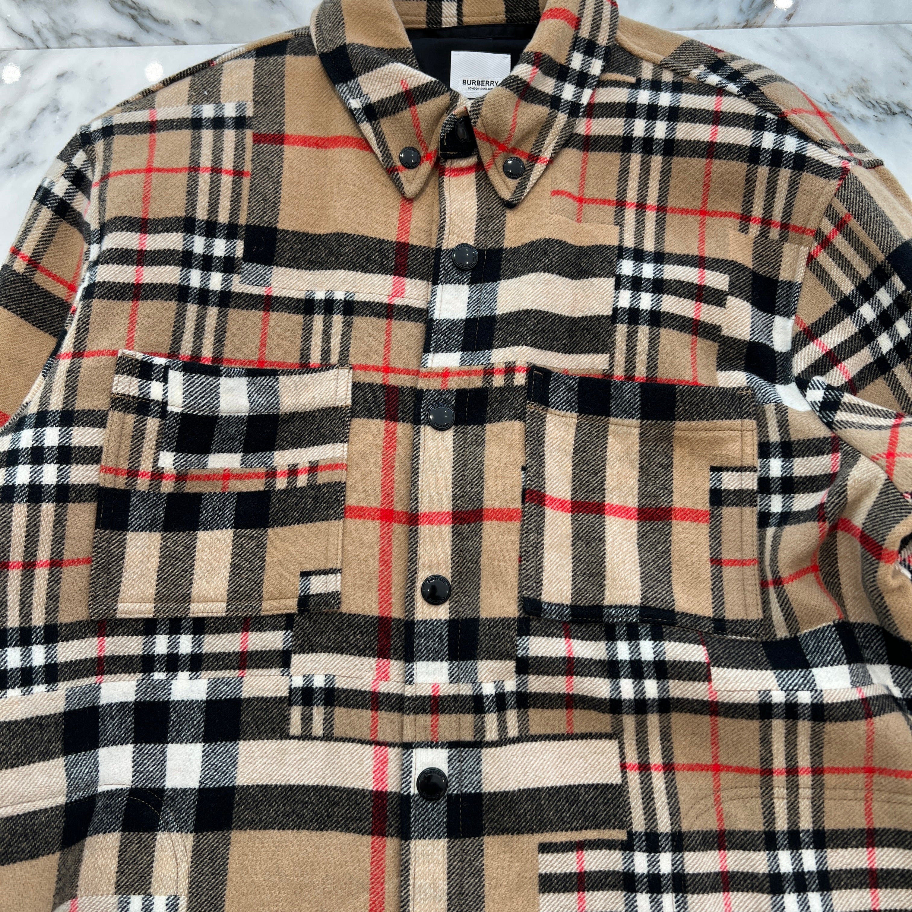 BURBERRY London England Vintage Check Wool Jacket 8044216 Size XL バーバリー ロンドンイングランド ヴィンテージチェックウールジャケット サイズXL
