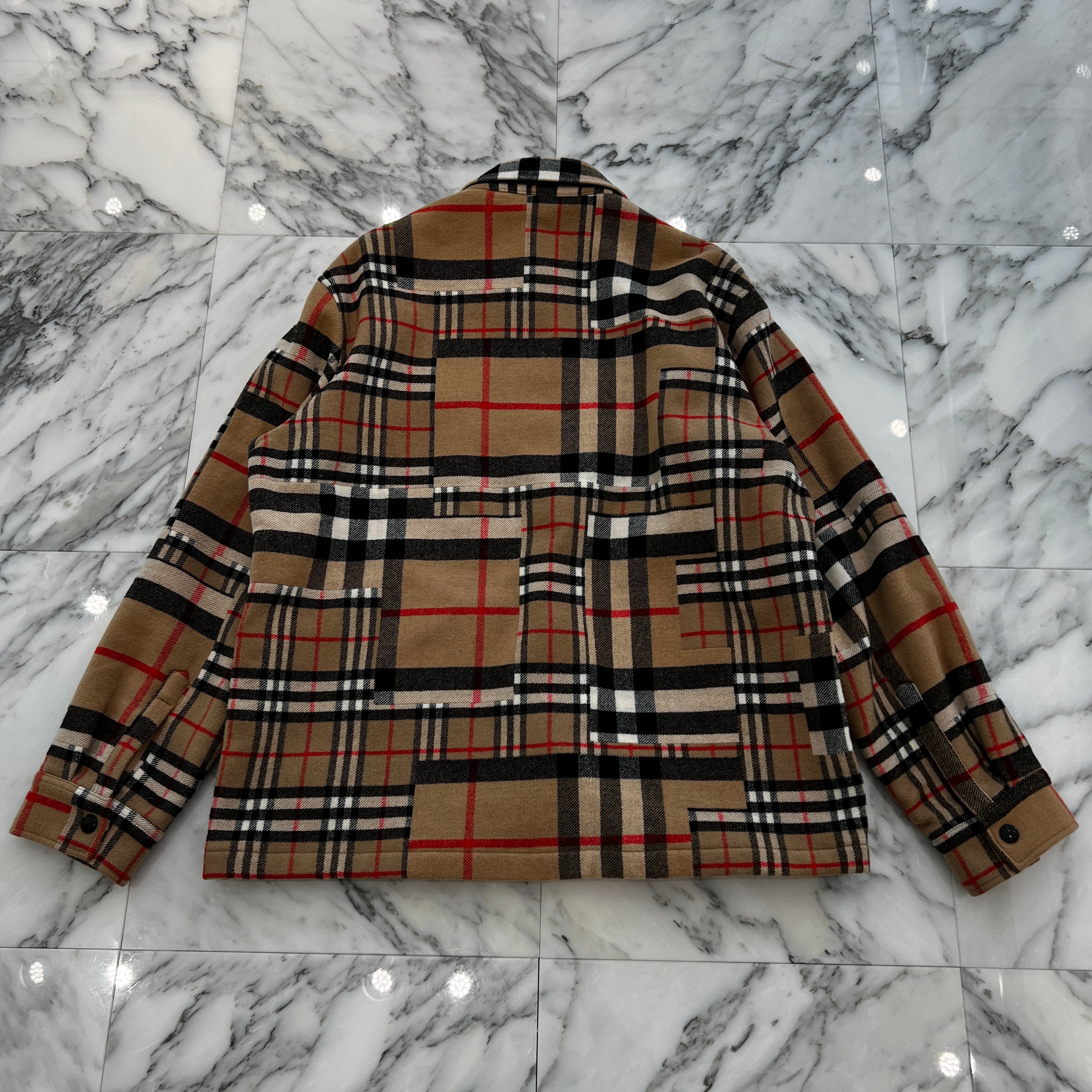 BURBERRY London England Vintage Check Wool Jacket 8044216 Size XL バーバリー ロンドンイングランド ヴィンテージチェックウールジャケット サイズXL