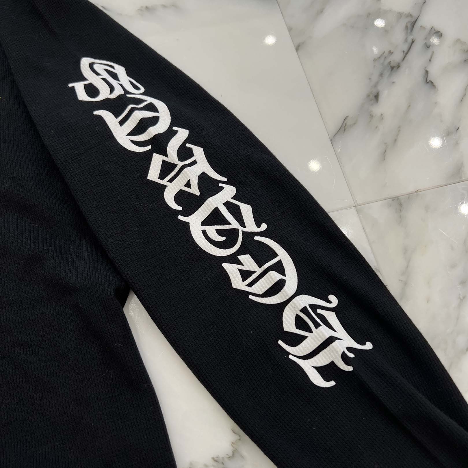 CHROME HEARTS 2025SS Scroll Label Arm Logo Print Thermal Long Sleeve Tee Size XL クロムハーツ スクロールラベル アームロゴプリント  サーマル ロングスリーブ Tシャツ サイズXL