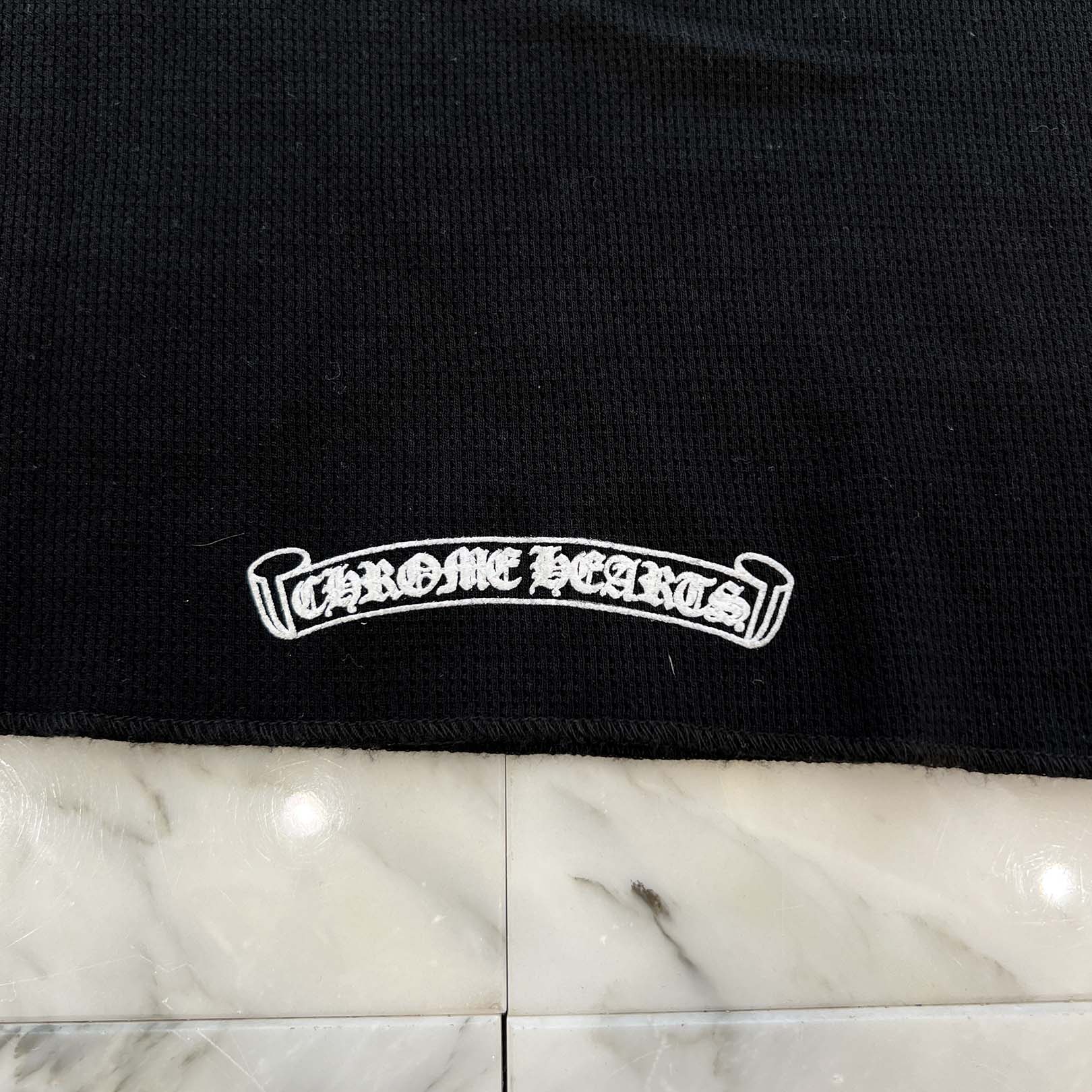 CHROME HEARTS 2025SS Scroll Label Arm Logo Print Thermal Long Sleeve Tee Size XL クロムハーツ スクロールラベル アームロゴプリント  サーマル ロングスリーブ Tシャツ サイズXL