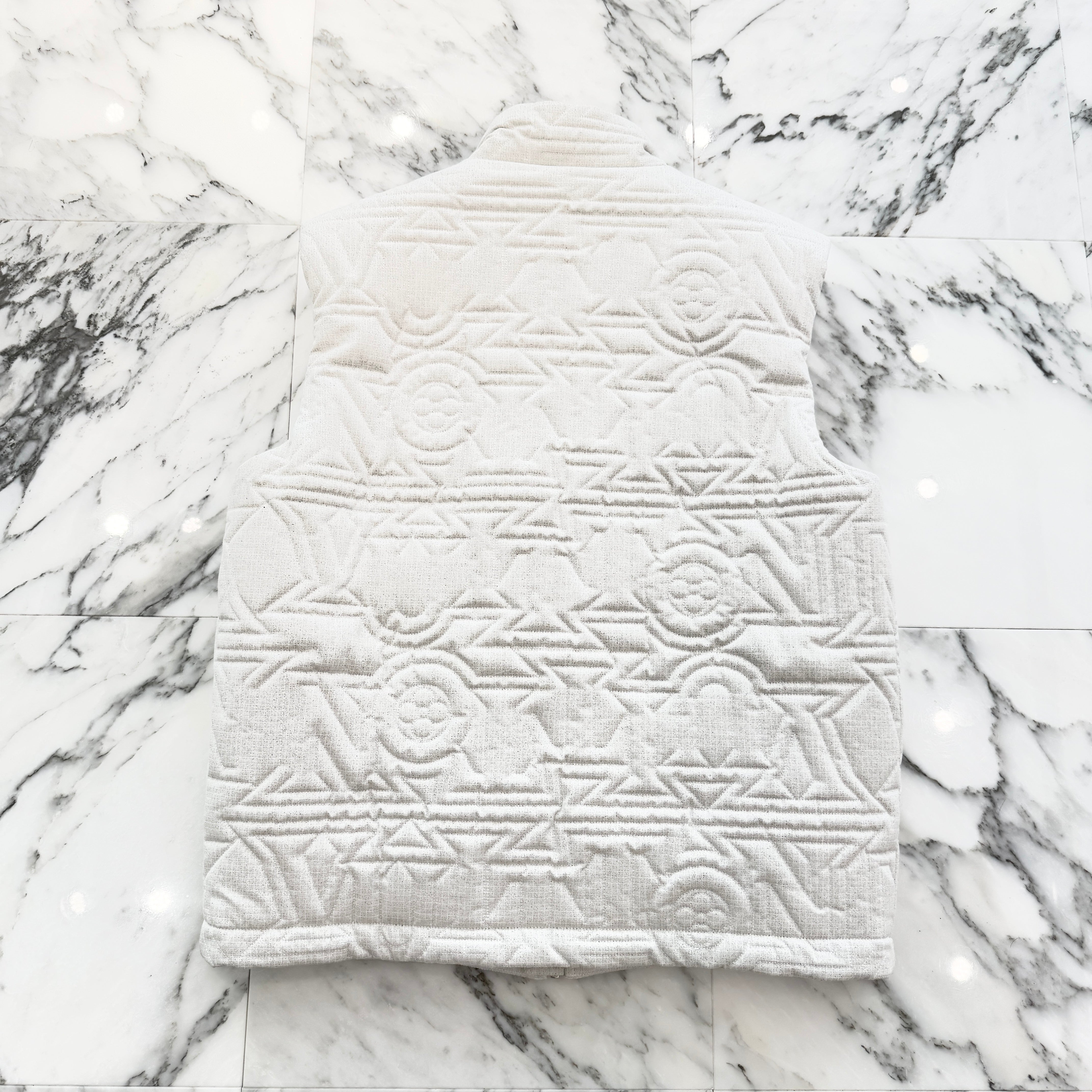 LOUIS VUITTON 2023SS All Over Snow Down Gilet Size 54 ルイヴィトン オールオーバー スノーダウンジレ サイズ54