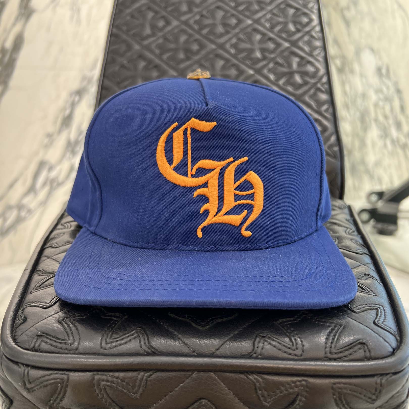 CHROME HEARTS CH Logo Embroidery Trucker Cap Size ONE SIZE (53-60) クロムハーツ CHロゴ刺繍 トラッカーキャップ サイズONE SIZE (53-60)