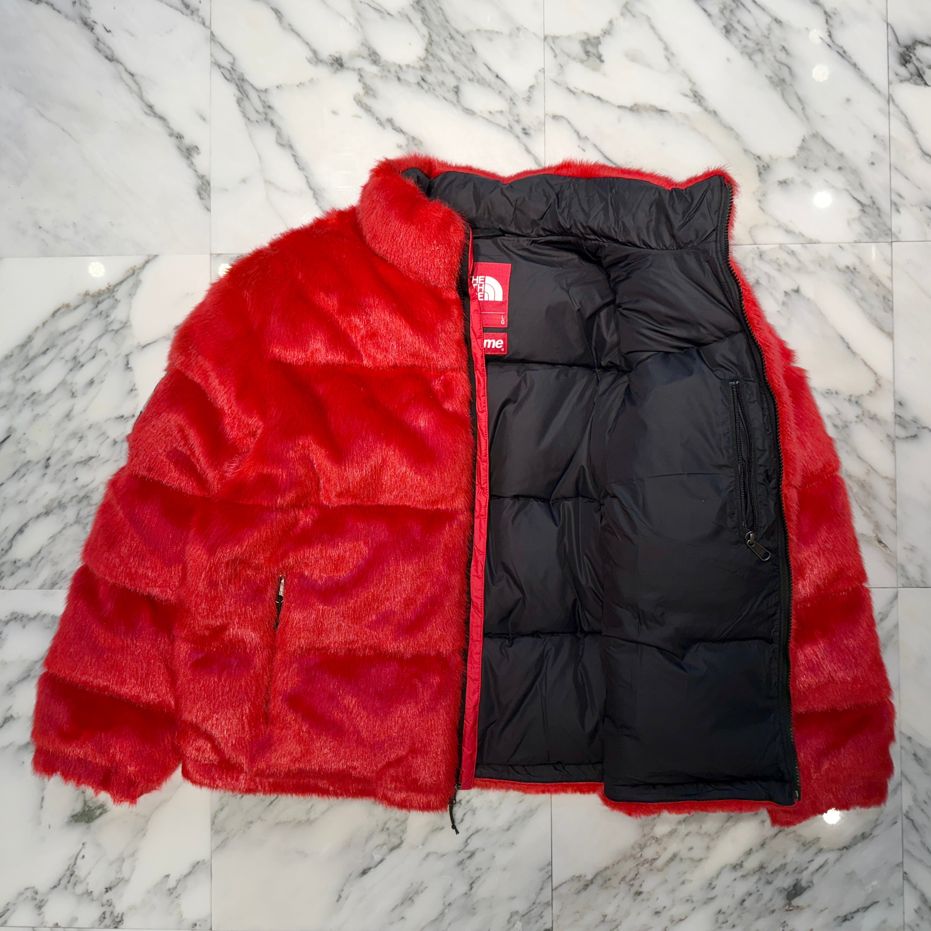期間限定値引き　THE NORTH FACE × Supreme ファー ダウン 期間限定値引きTHE NORTH FACE × Supreme ファー ダウン
