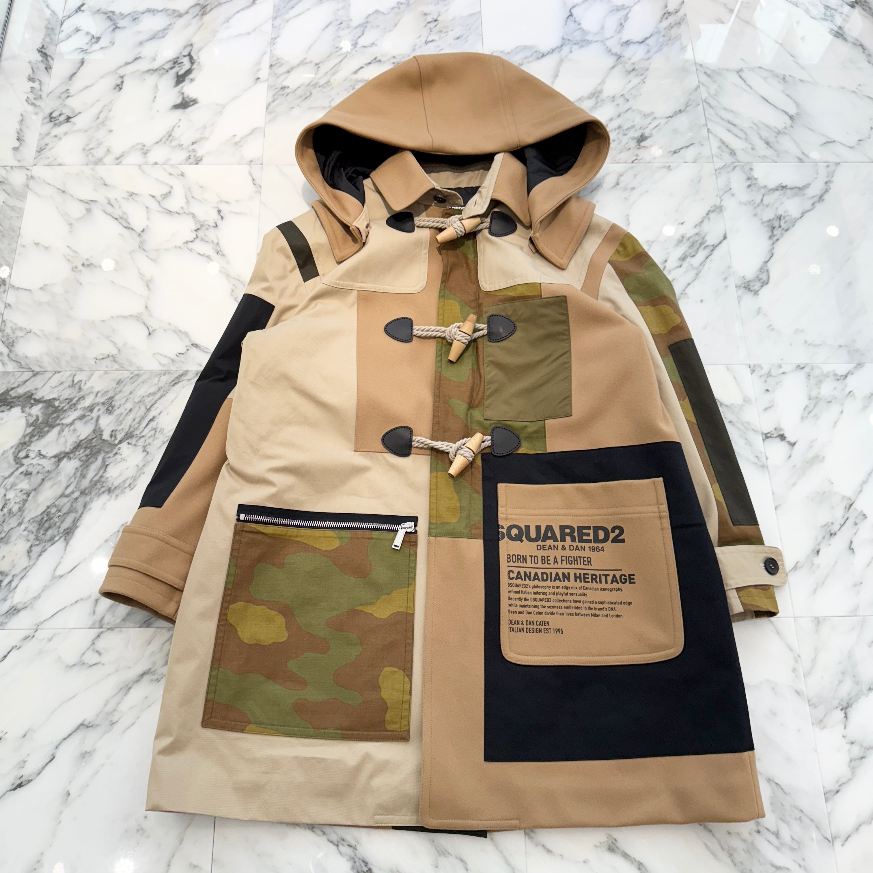 Dsquared2 ダッフルコート DSQUARED2 【値下げ】DSQUARED2 20AW ダッフルコート ブラック