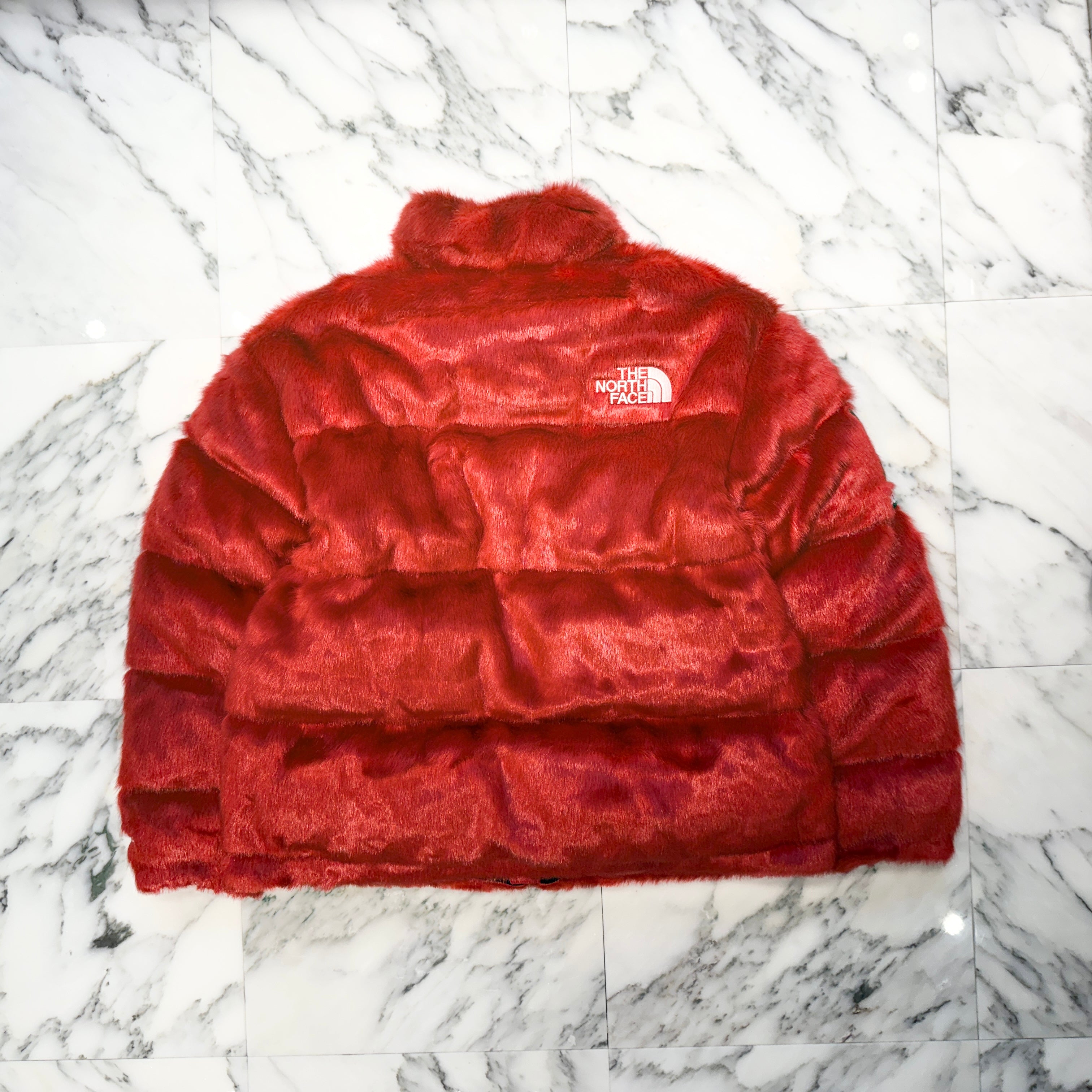 Supreme tnf fur nupste サイズL SUPREME x THE NORTH FACE FUR PRINT NUPTSE JACKET SIZE L 2013 FW13