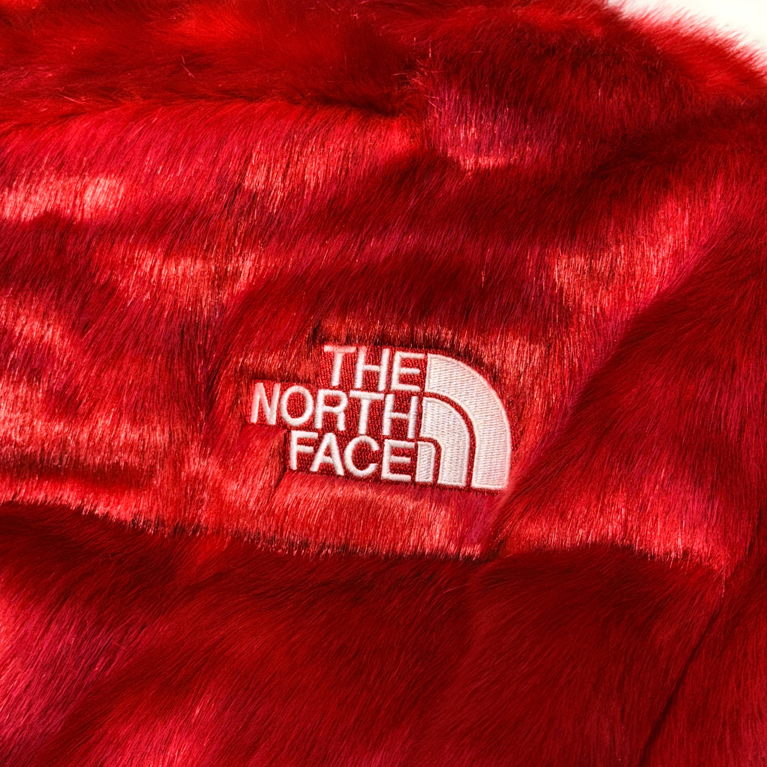 Supreme × THE NORTH FACE 2020AW Faux Fur Nuptse Down Jacket Size L