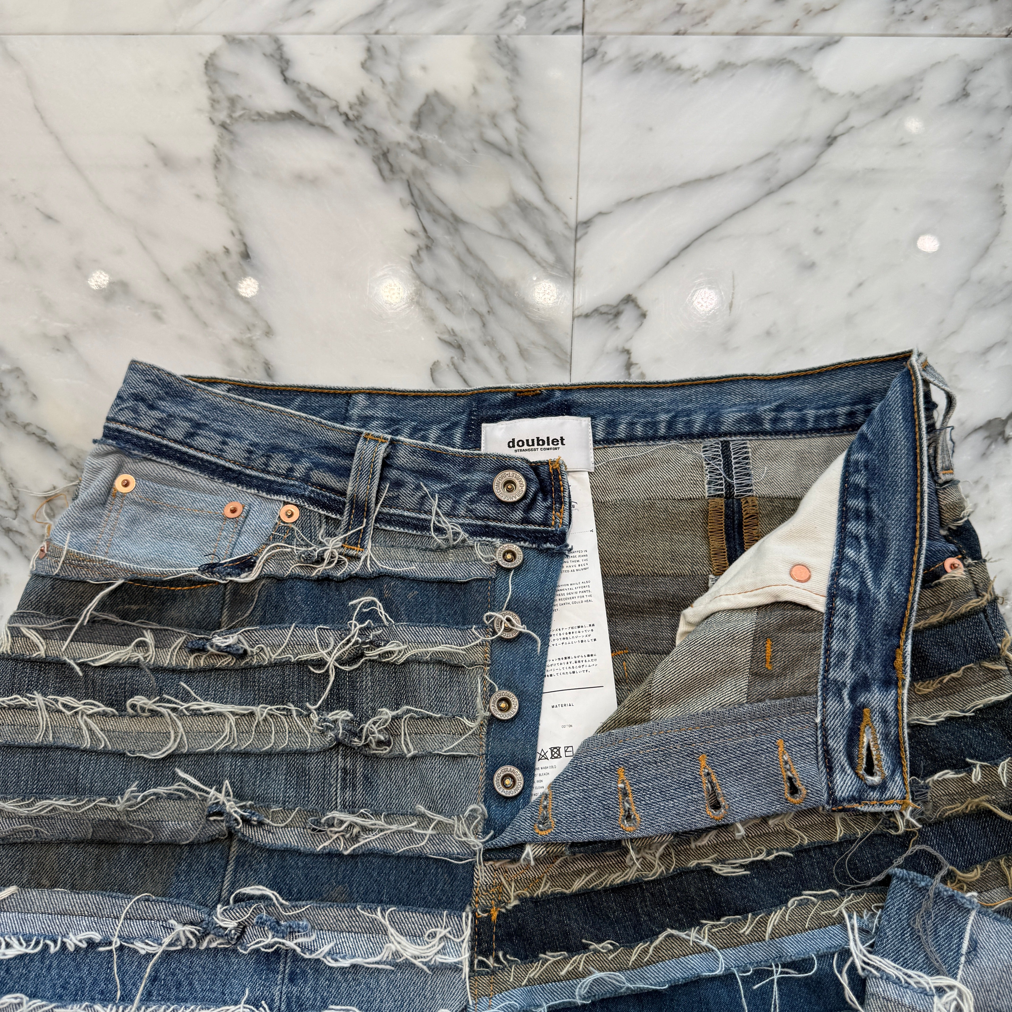 doublet 2024AW MUMMY Upcycle Denim Pants 24AW52PT290 Size M ダブレット マミー アップサイクル デニムパンツ サイズM