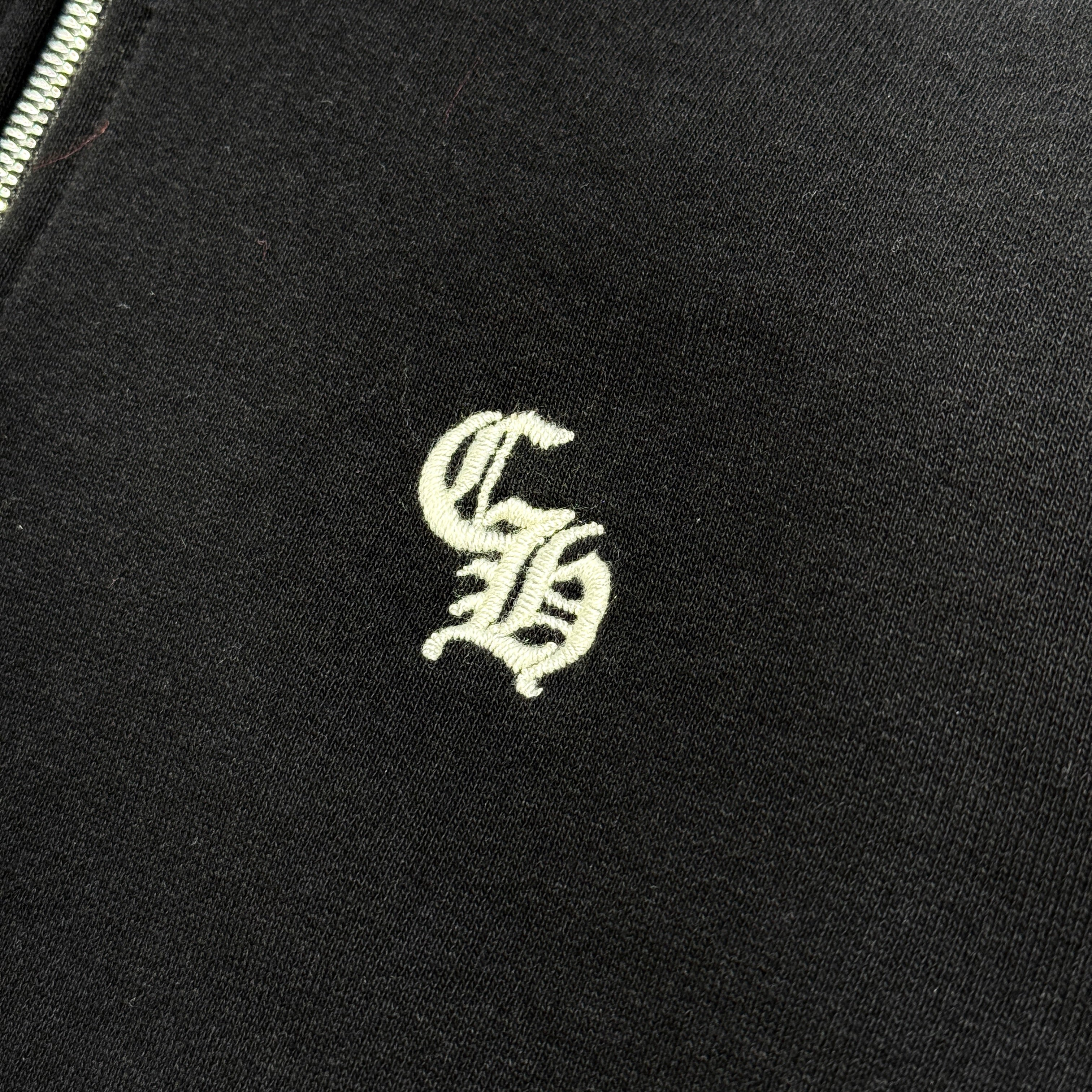 CHROME HEARTS Y NOT SLO RIDE CH Embroidery Half Zip Sweat Shirt Size XL クロムハーツ ワイノット ソロライドCH刺繍ハーフジップスウェットシャツ サイズ XL