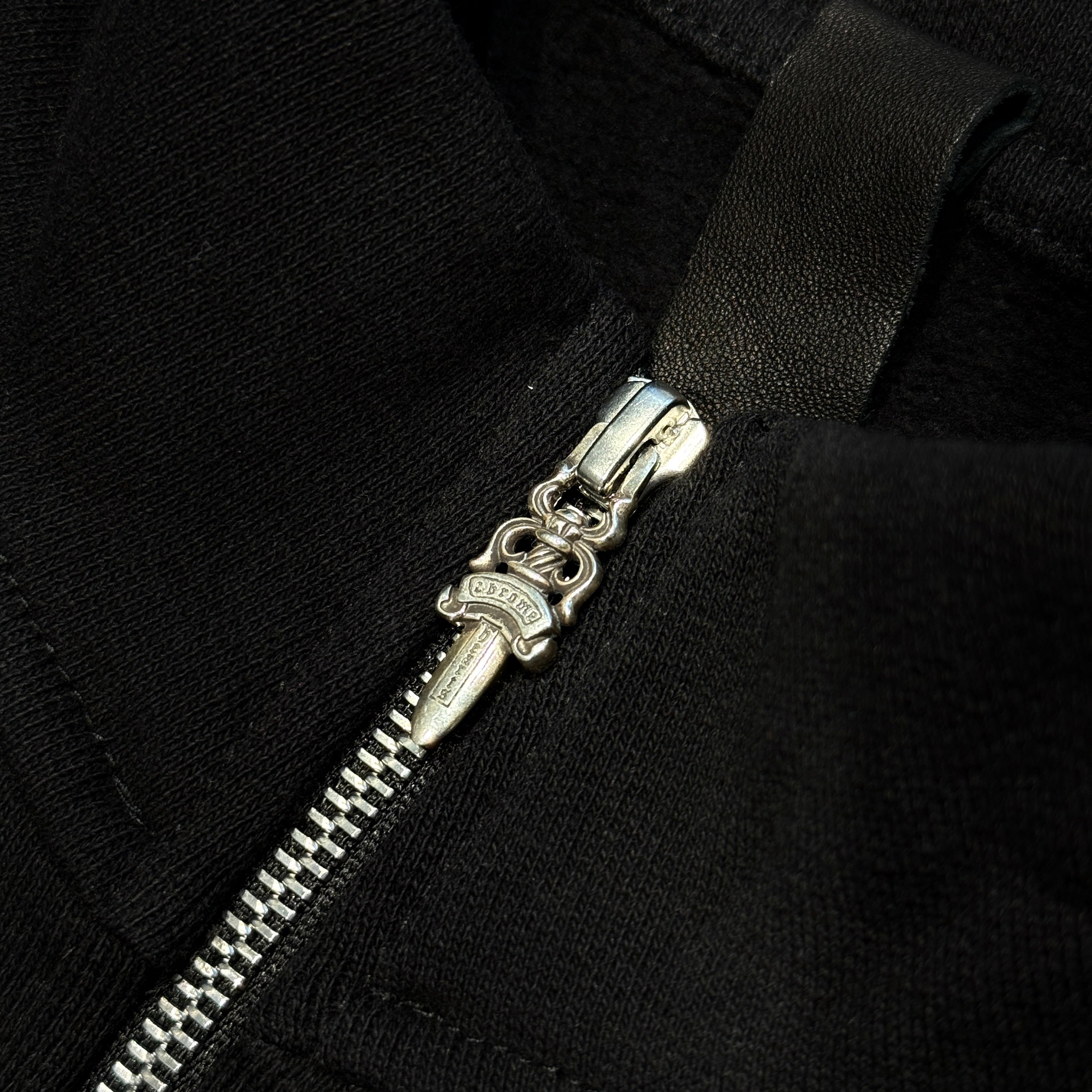 CHROME HEARTS Y NOT SLO RIDE CH Embroidery Half Zip Sweat Shirt Size XL クロムハーツ ワイノット ソロライドCH刺繍ハーフジップスウェットシャツ サイズ XL