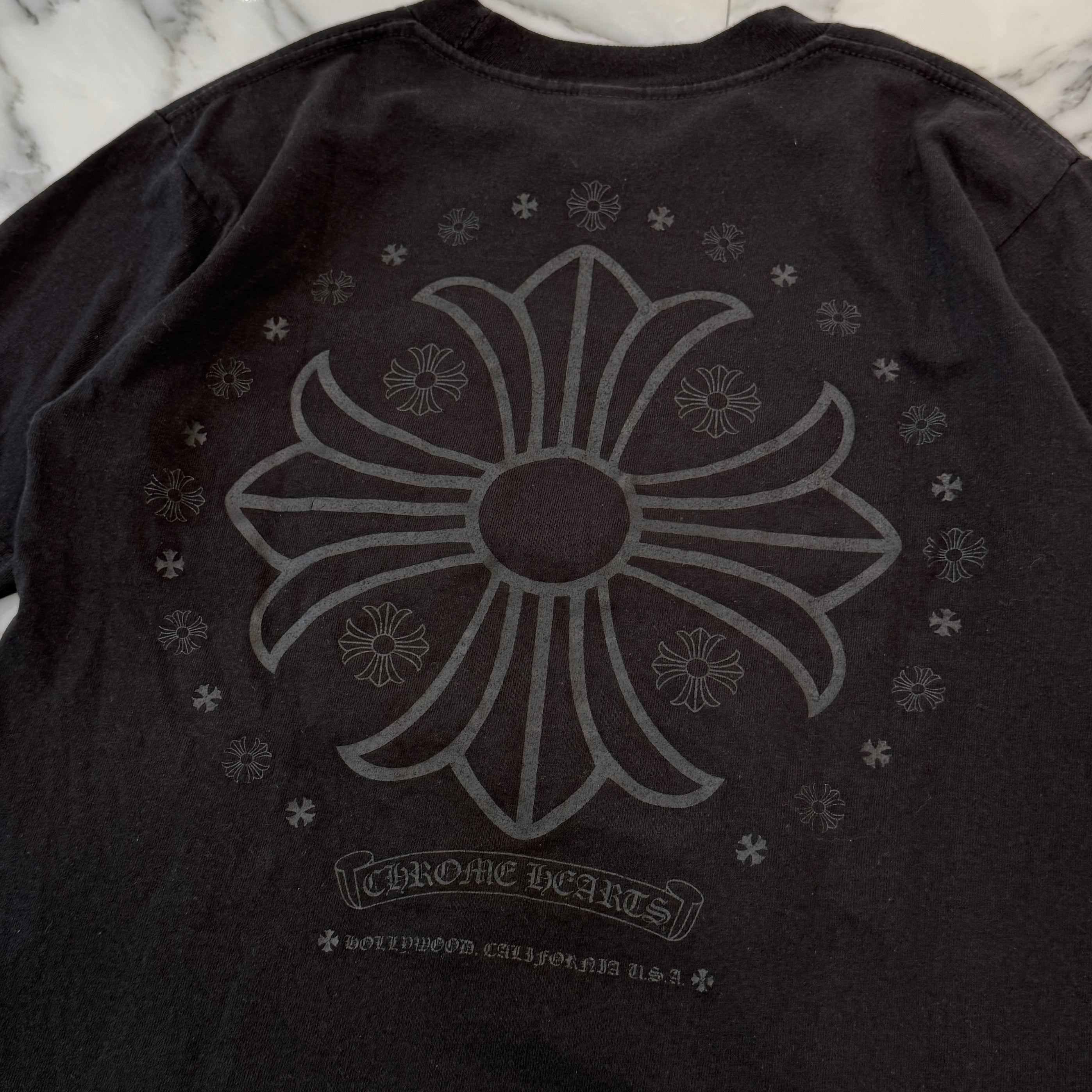 CHROME HEARTS Hollywood Limited Back CH Plus Tee Size S クロムハーツ ハリウッド限定 バックCHプラス Tシャツ サイズS