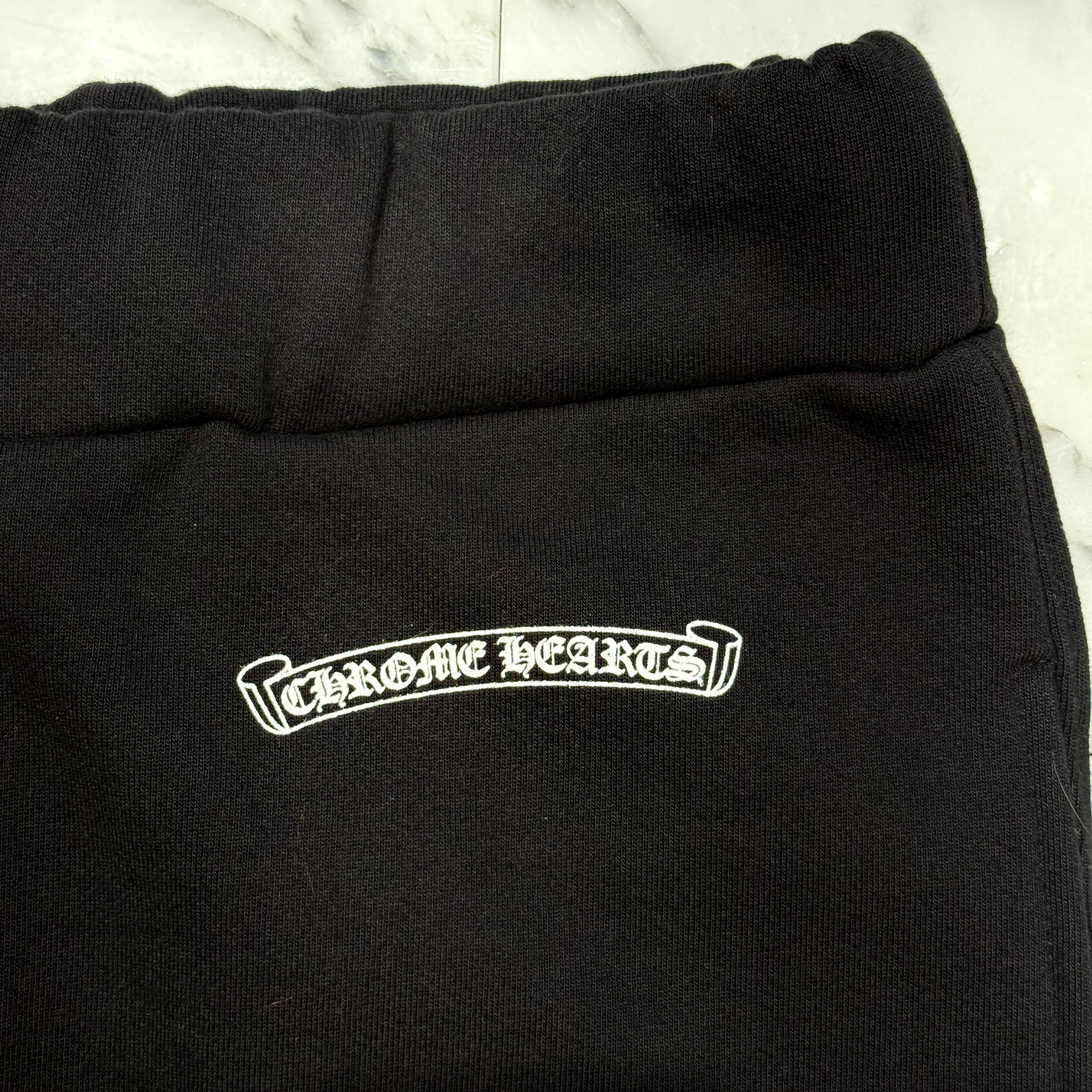 CHROME HEARTS Scroll Label Fuck You Side Logo Sweat Long Pants