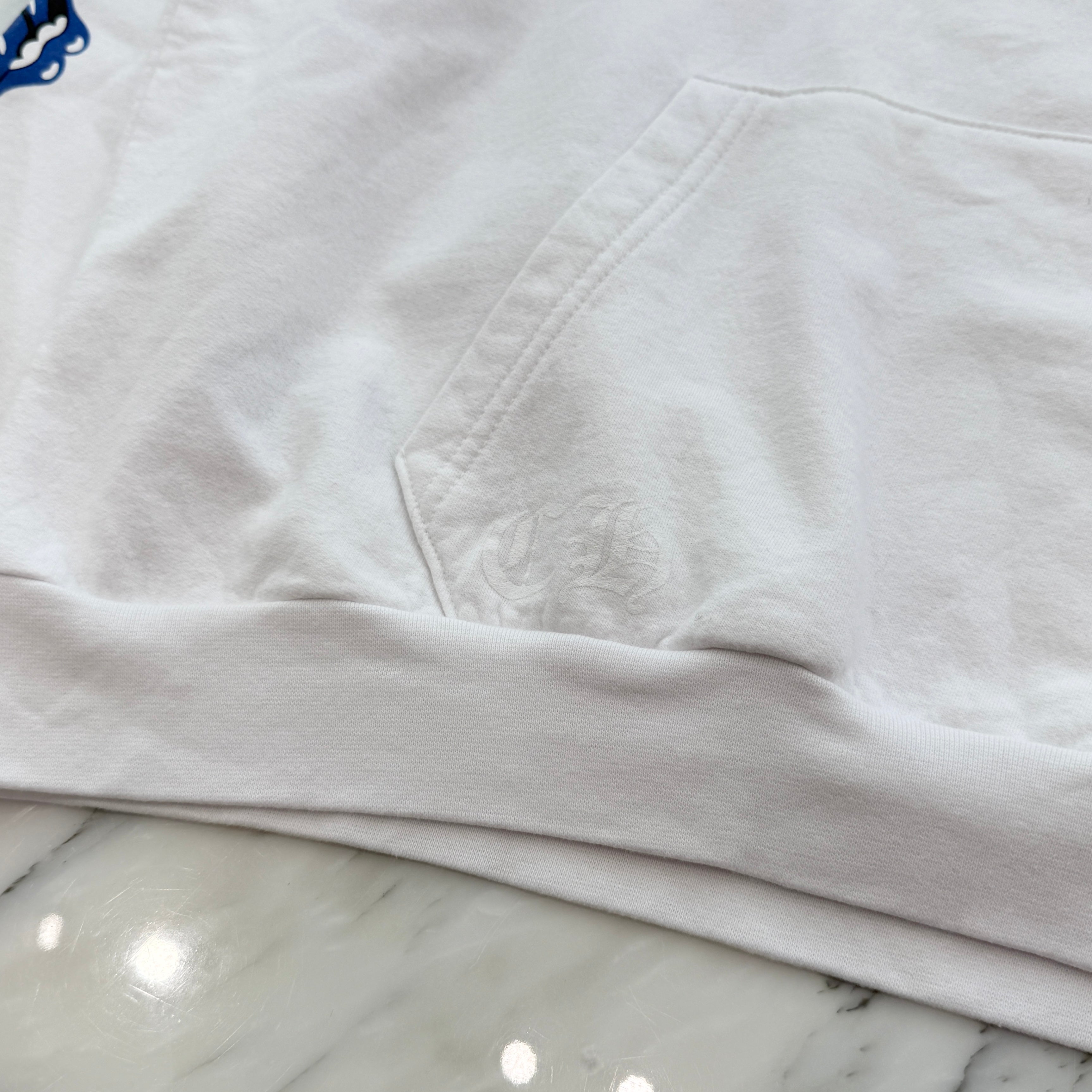 CHROME HEARTS × The Rolling Stones Lip & Tongue Print Pullover Hoodie Size XL クロムハーツ × ローリングストーンズ リップ&タン プリント プルオーバーフーディ サイズXL