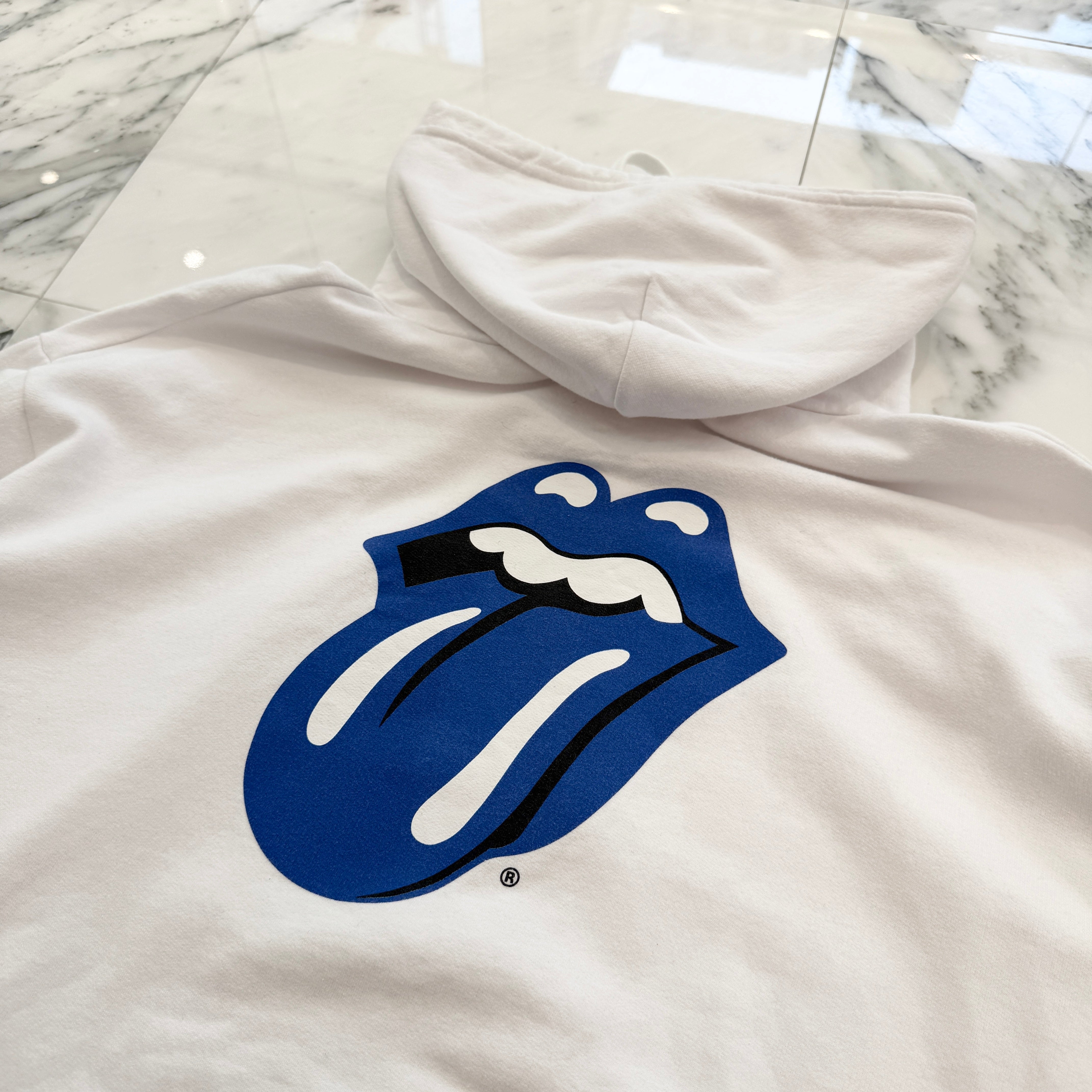 CHROME HEARTS × The Rolling Stones Lip & Tongue Print Pullover Hoodie Size XL クロムハーツ × ローリングストーンズ リップ&タン プリント プルオーバーフーディ サイズXL