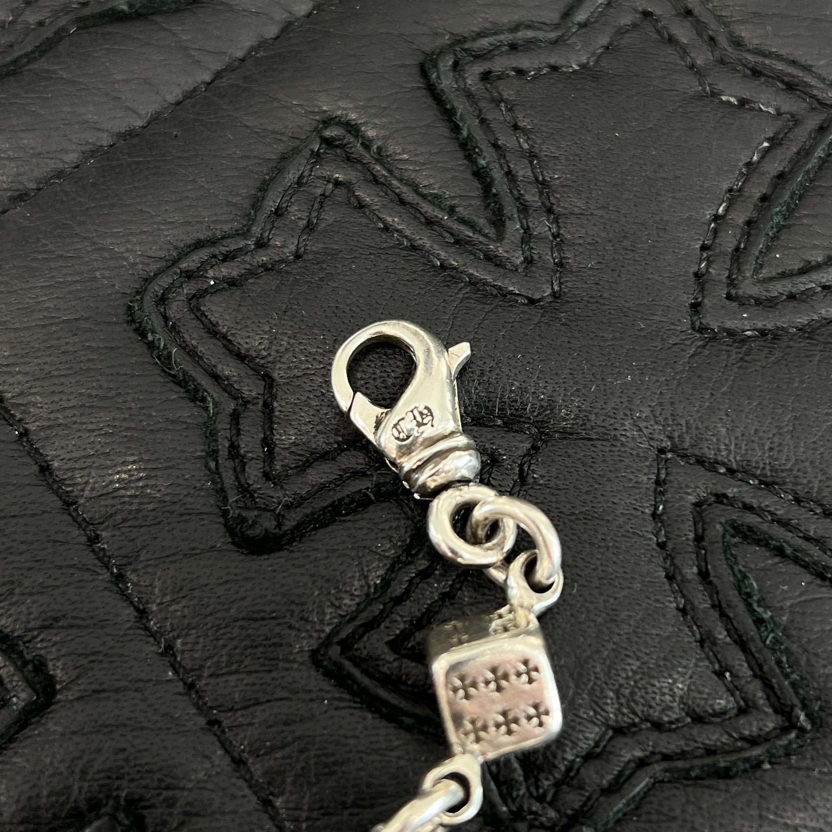 CHROME HEARTS DICE Cross Ball Silver Bracelet Size 10 LINK クロムハーツ ダイス クロスボール シルバー ブレスレット サイズ10リンク