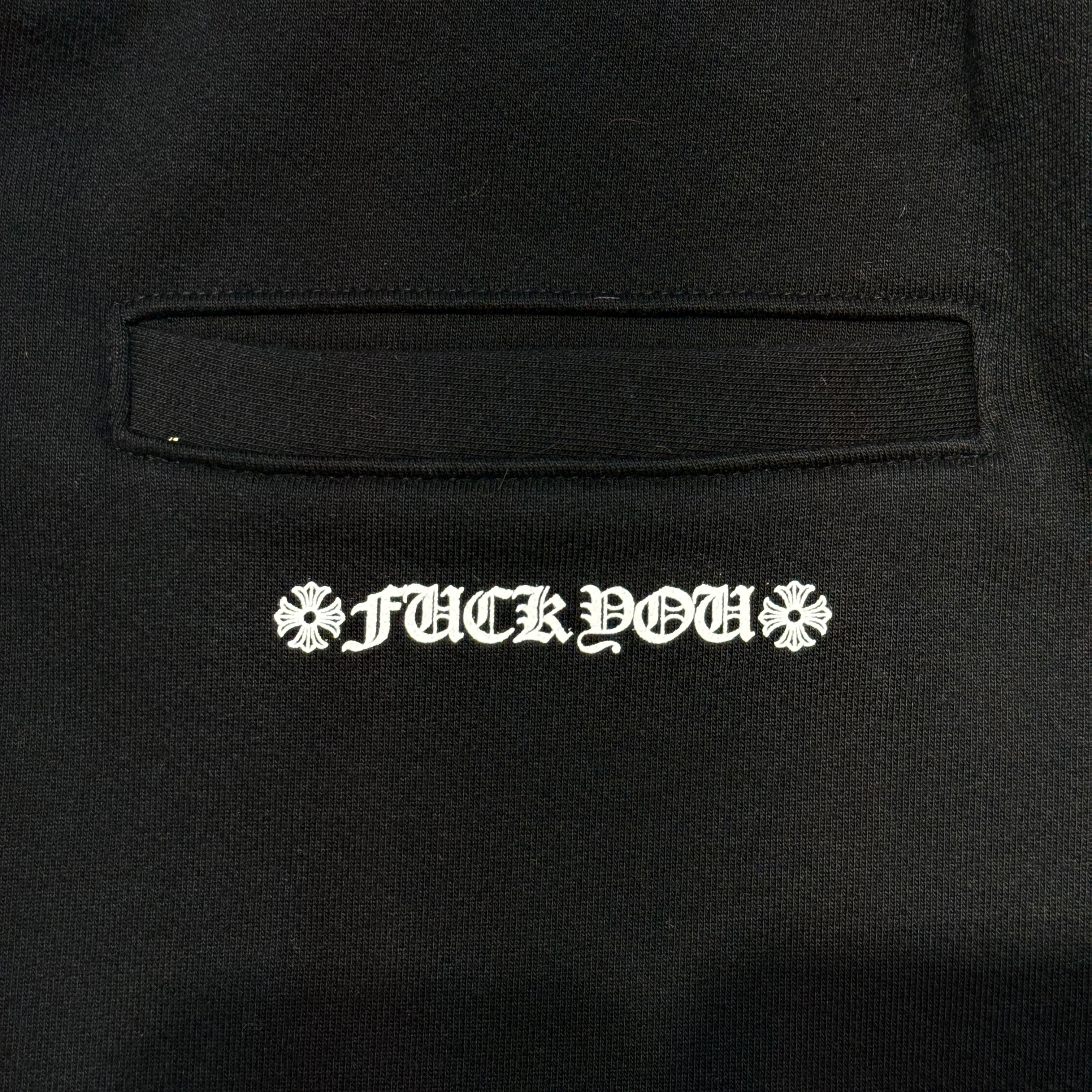 CHROME HEARTS Scroll Label Fuck You Side Logo Sweat Long Pants