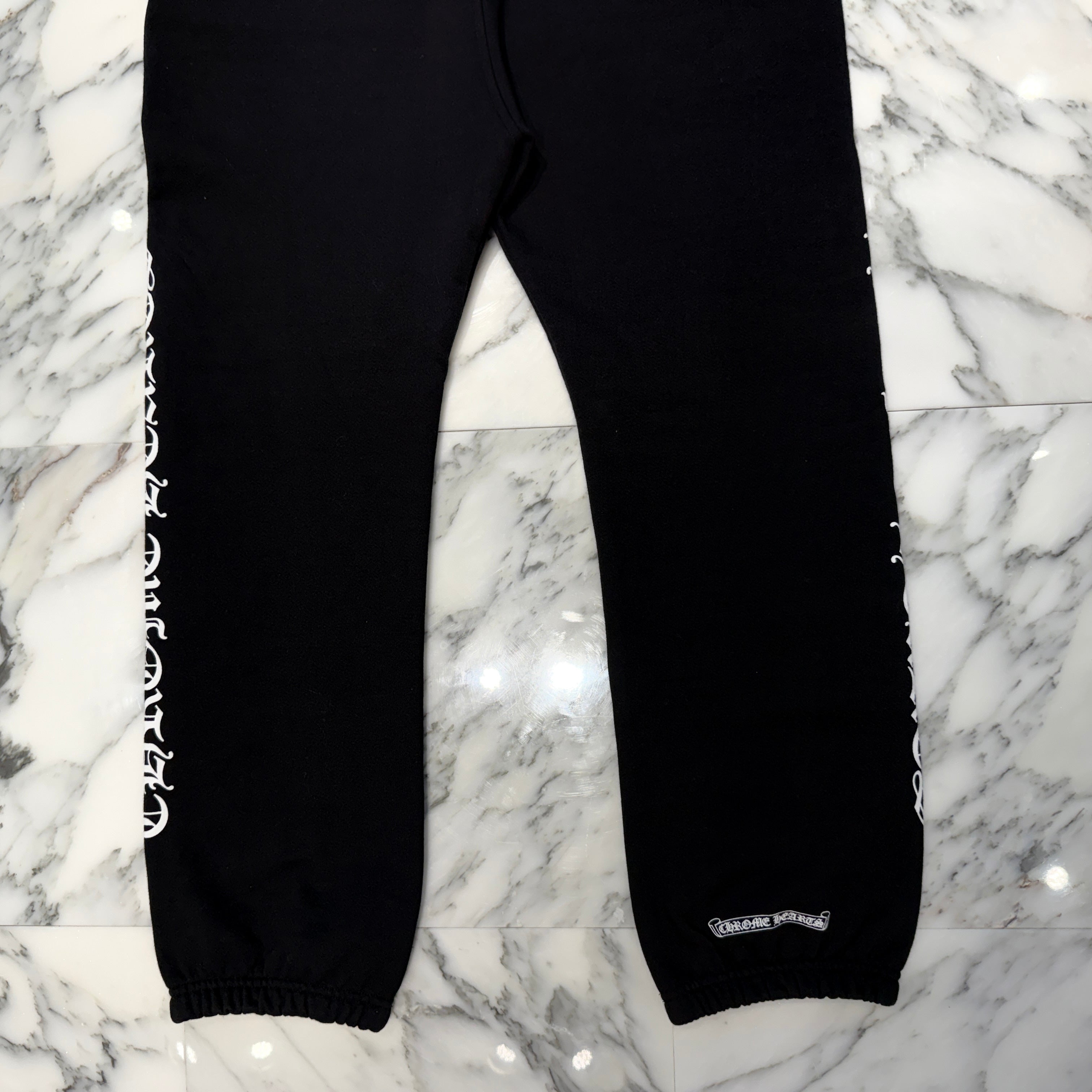 CHROME HEARTS Scroll Label Fuck You Side Logo Sweat Long Pants Size S クロムハーツ スクロールラベル ファックユー サイドロゴ スウェットロングパンツ サイズS